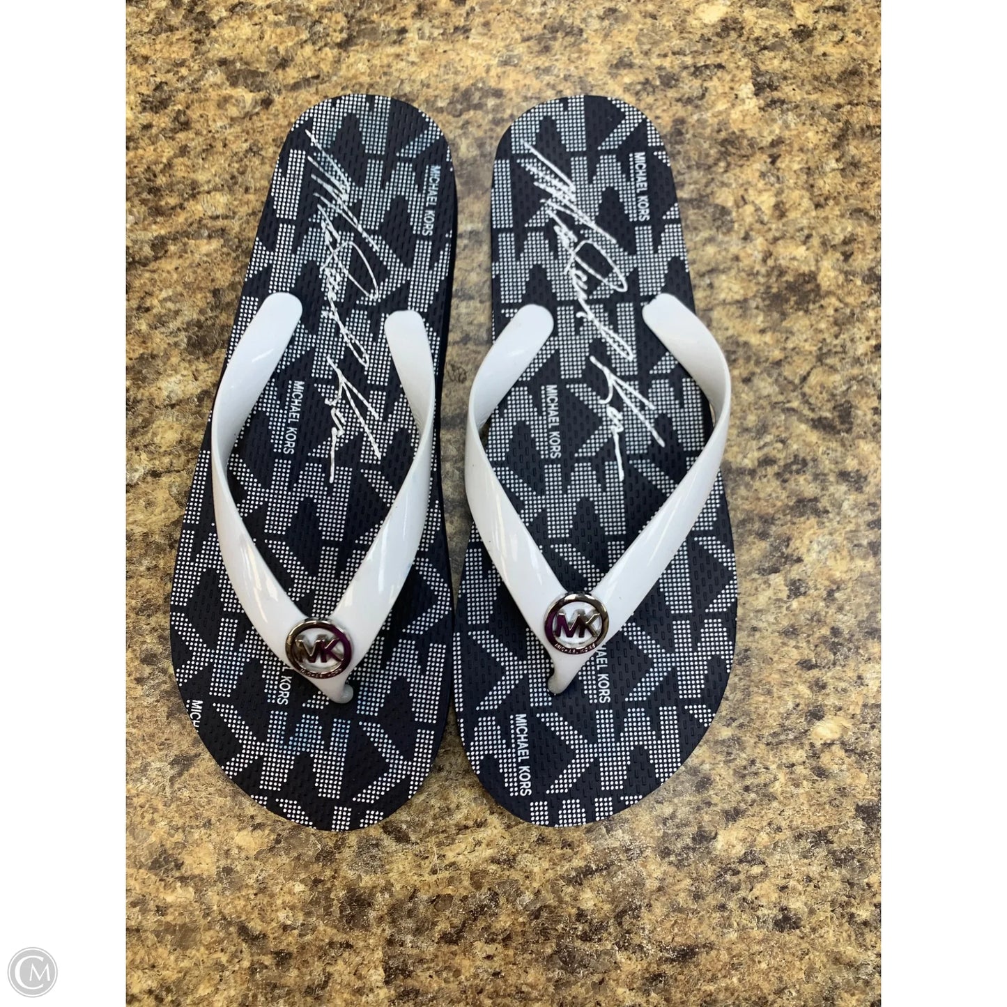 Shoes Designer By Michael Kors In Blue & White, Size: 8