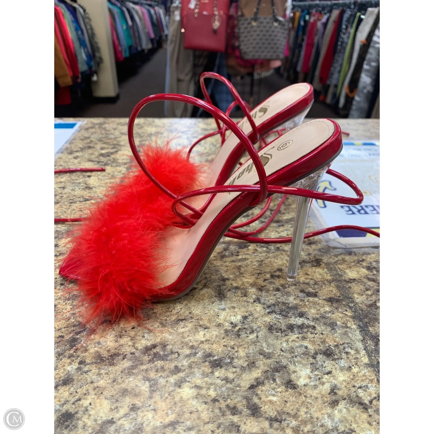 Shoes Heels Stiletto By Shein In Red, Size: 6