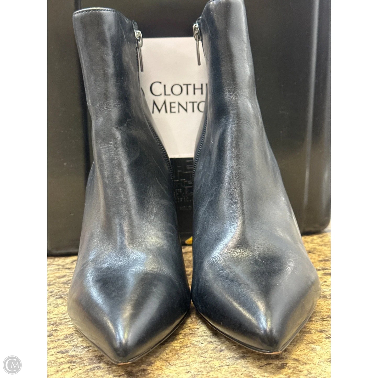 Boots Ankle Heels By Vince Camuto In Black, Size: 10