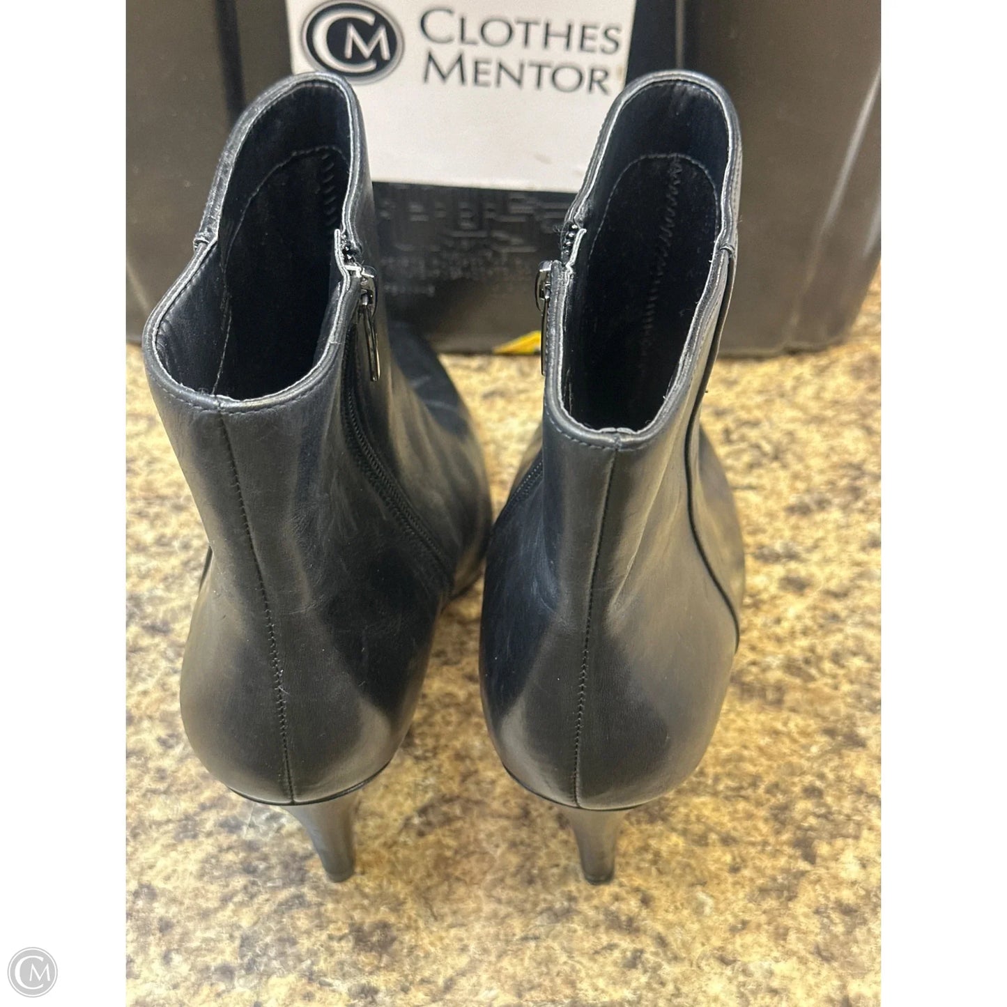 Boots Ankle Heels By Vince Camuto In Black, Size: 10