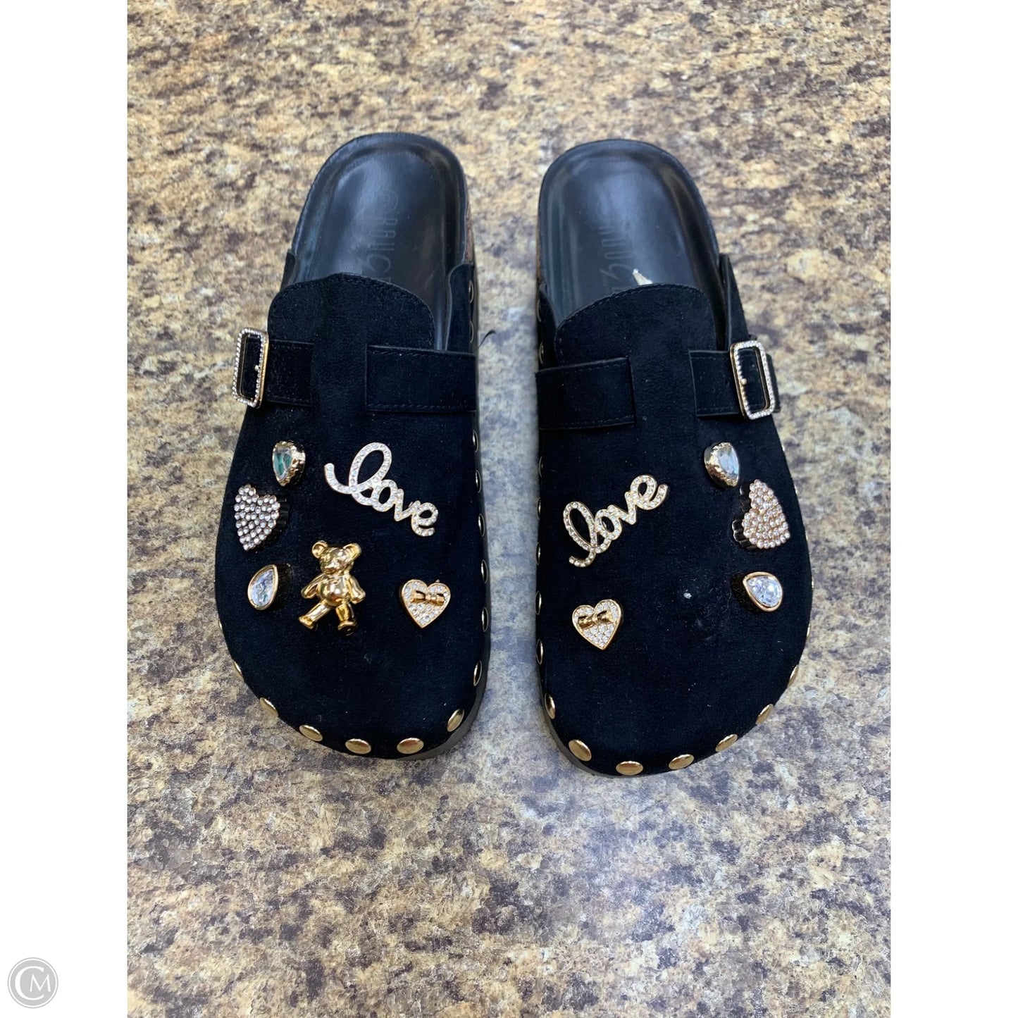 Shoes Flats By Rouge In Black, Size: 9