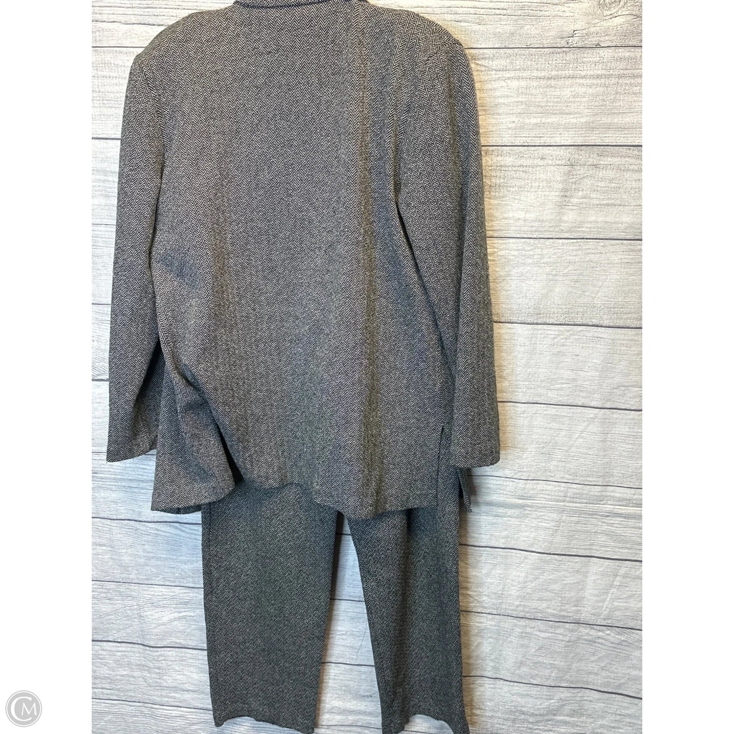 Pants Suit 2pc By Worthington In Black & White, Size: L