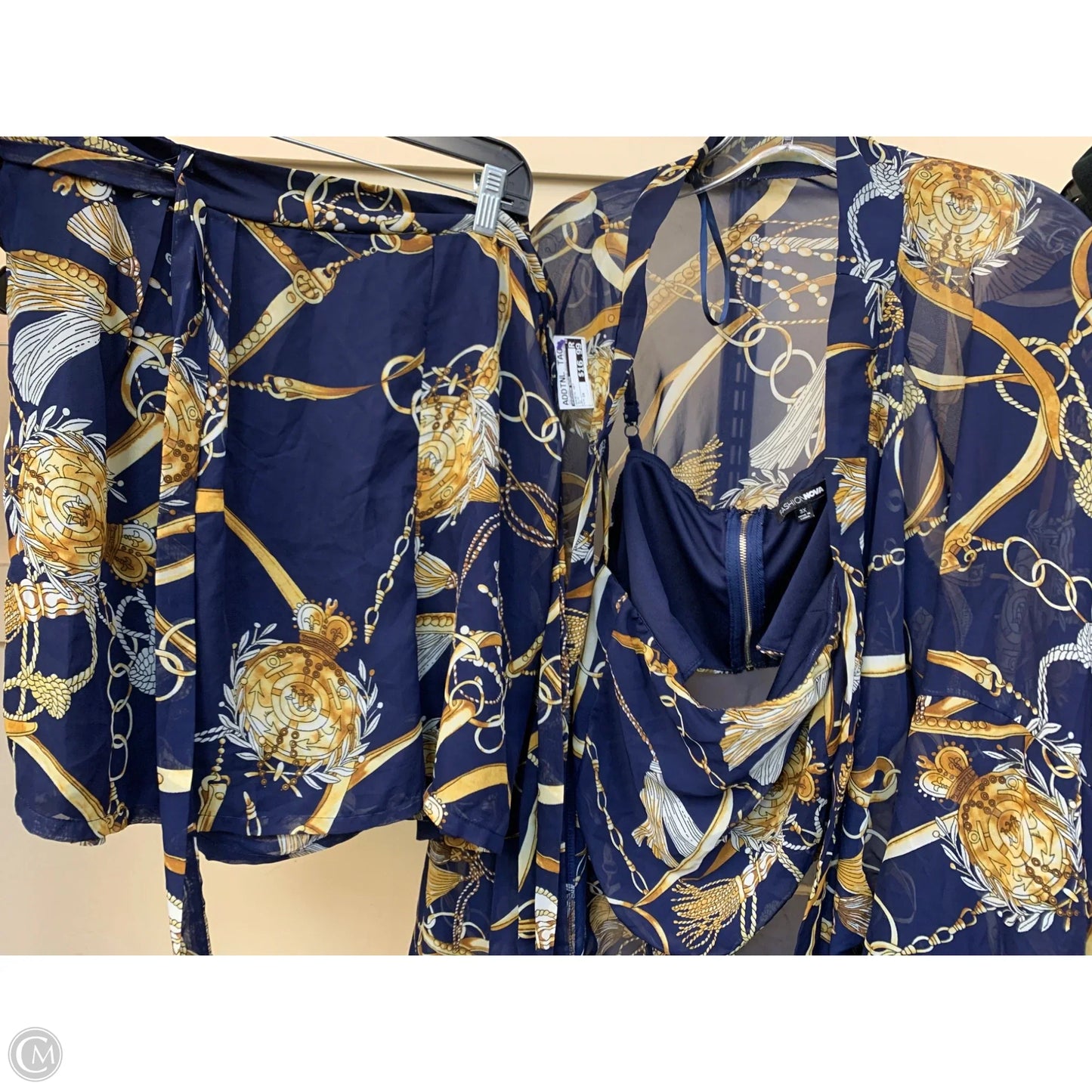 Shorts Set By Fashion Nova In Blue, Size: 3x