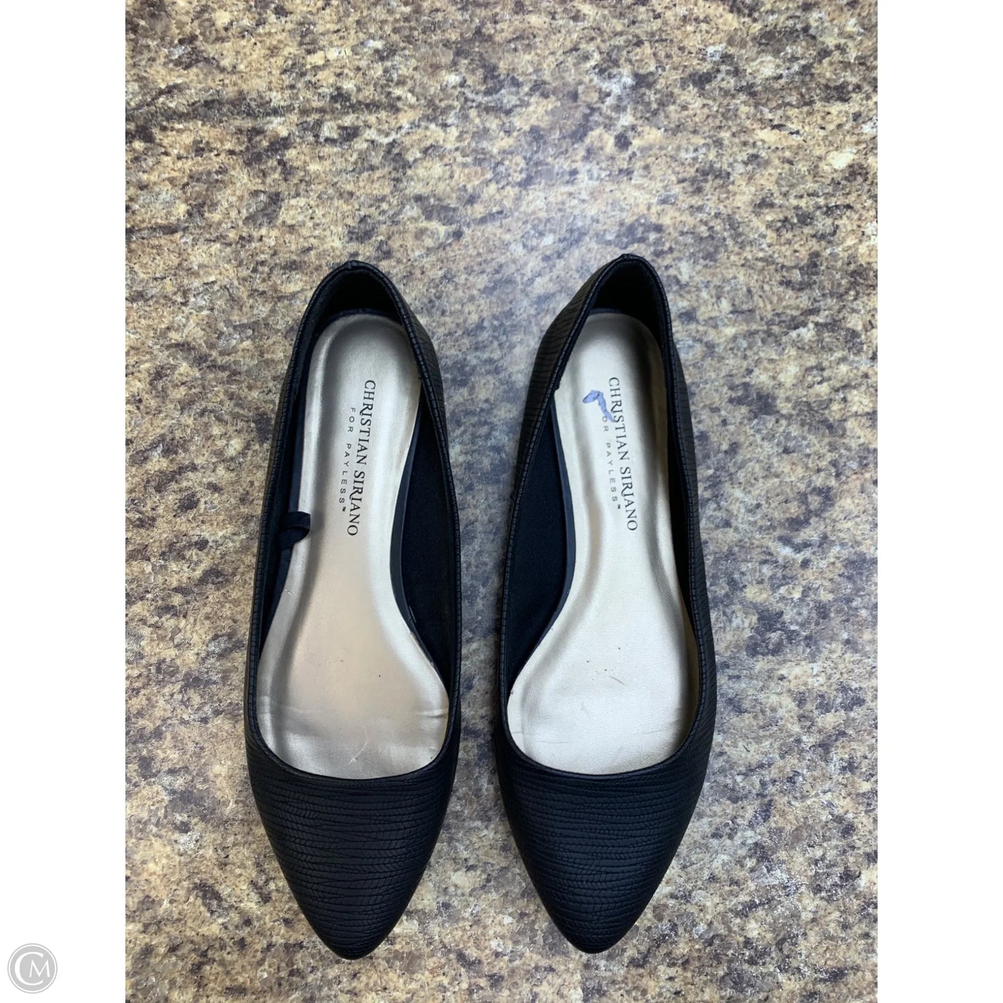 Shoes Flats By Christian Siriano In Black, Size: 7