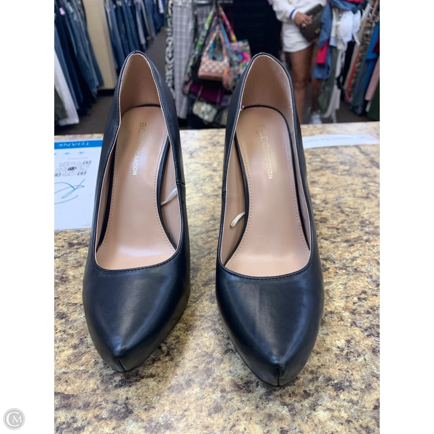 Shoes Heels Stiletto By Bcbgeneration In Black, Size: 8.5