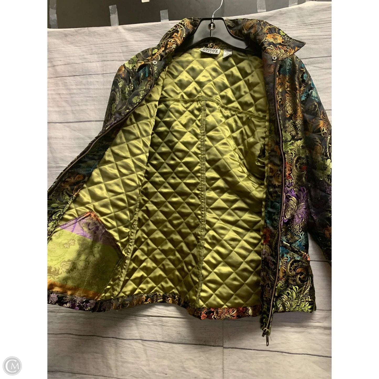 Jacket Other By Chicos In Multi-colored, Size: S