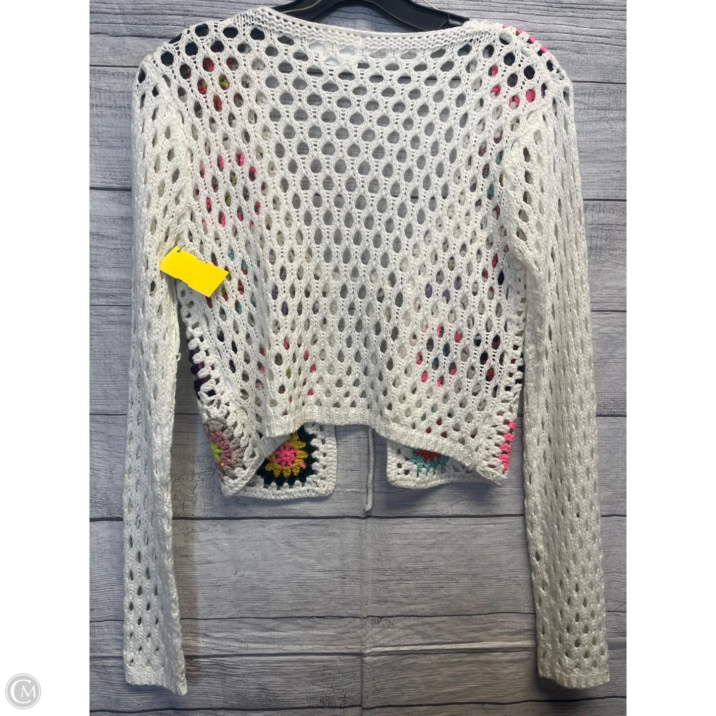 Sweater Cardigan By Cmf In White, Size: Xs