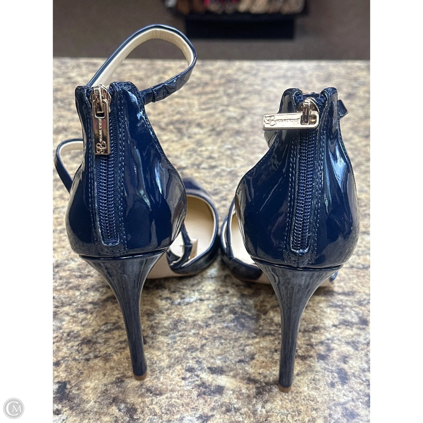 Shoes Heels Stiletto By Jessica Simpson In Navy, Size: 9