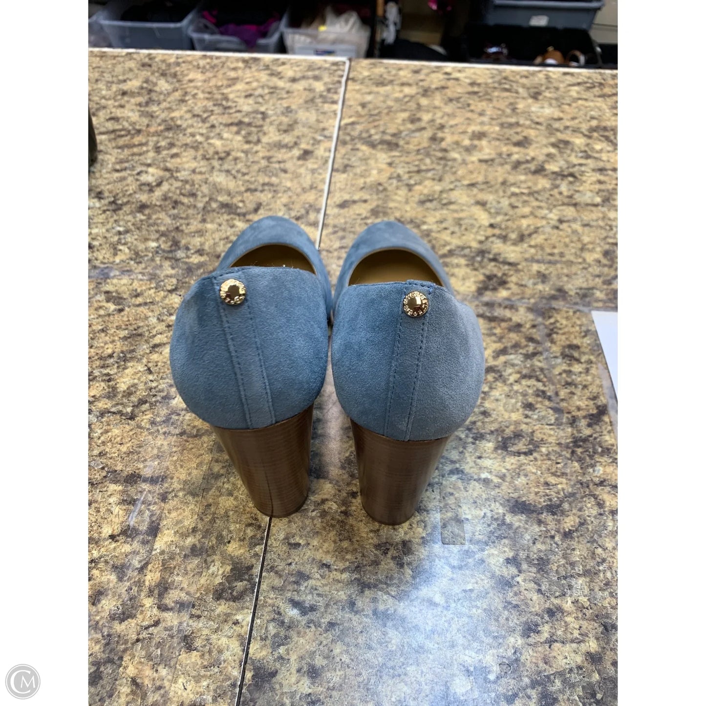 Shoes Heels Block By Michael By Michael Kors In Blue, Size: 9