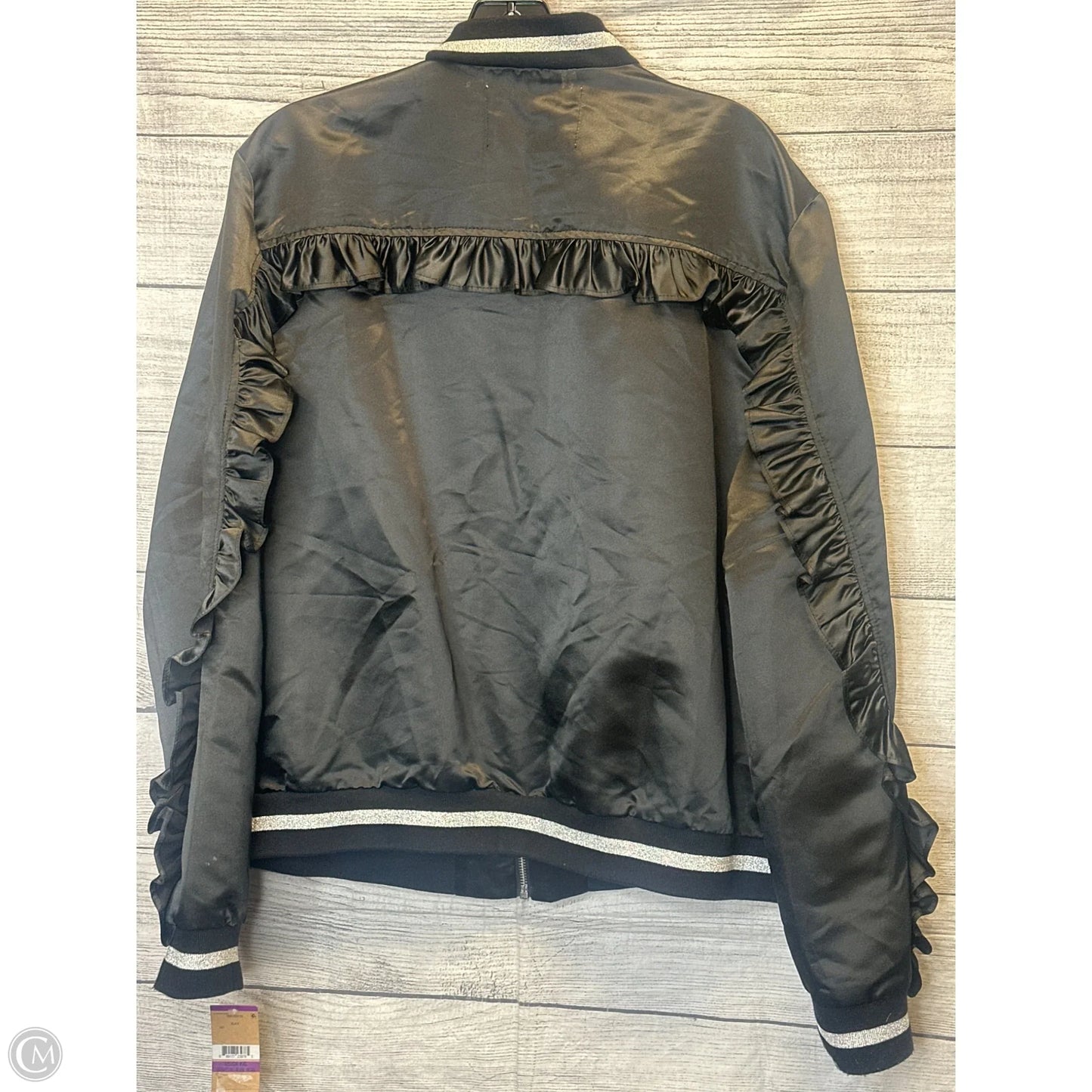 Jacket Other By Rachel Roy In Black & Silver, Size: Xxl
