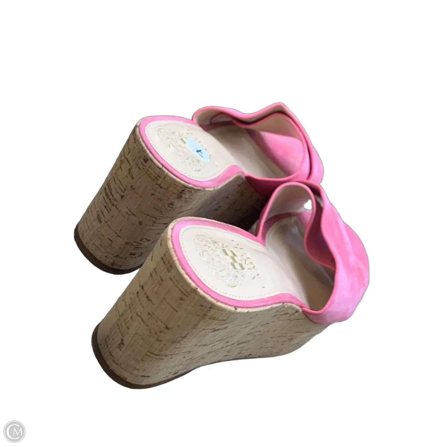 Sandals Heels Wedge By Vince Camuto In Pink, Size: 7