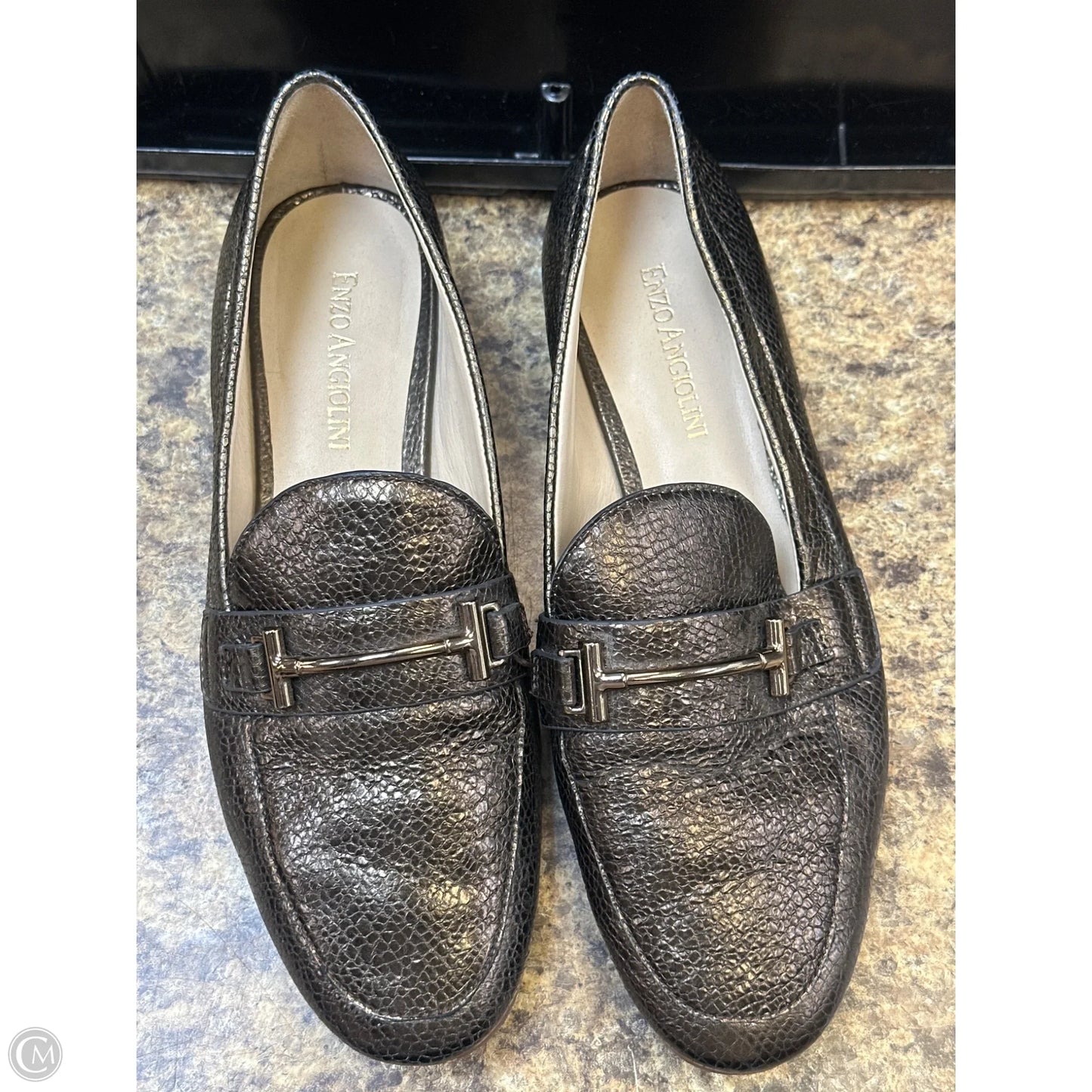 Shoes Flats By Enzo Angiolini In Bronze, Size: 6.5