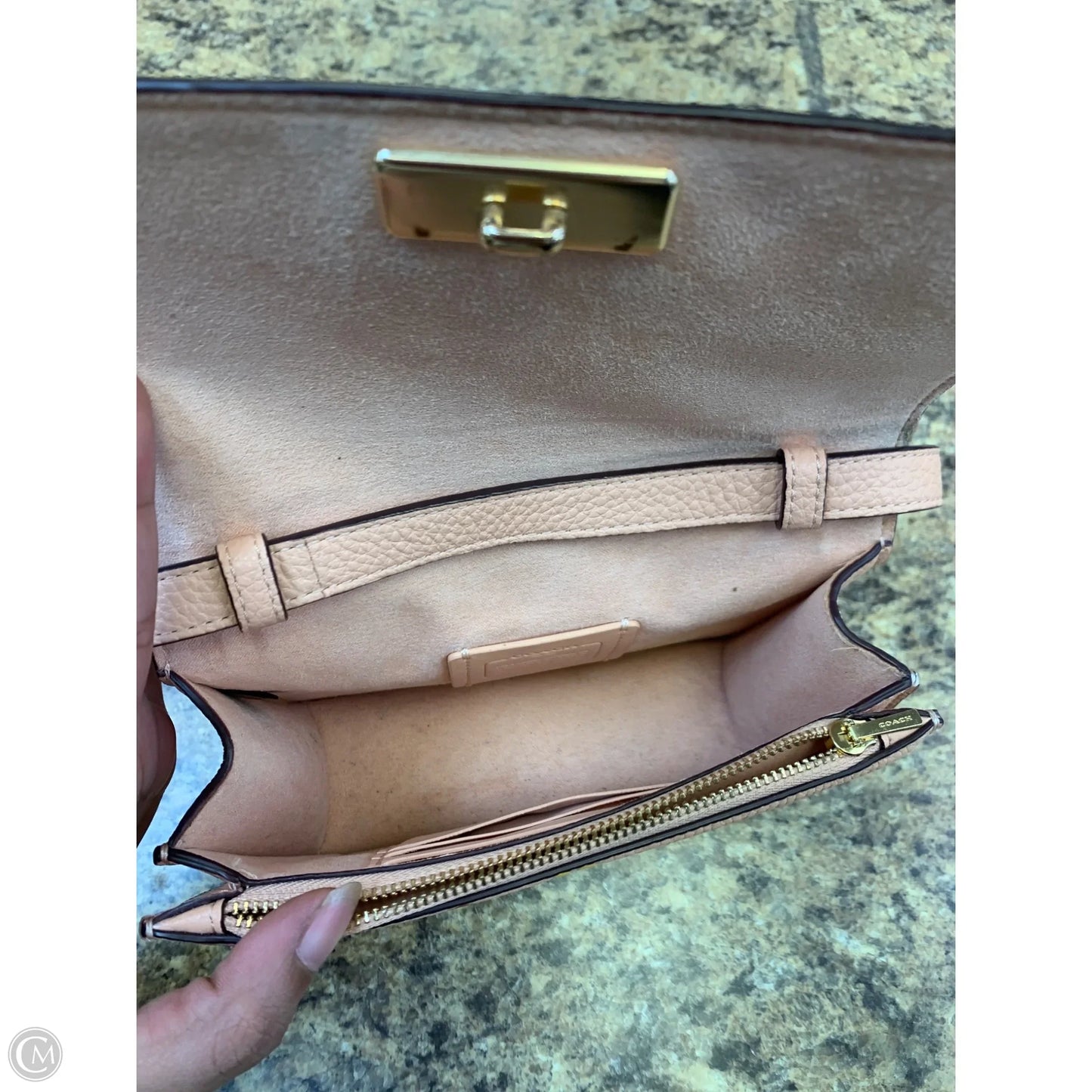 Handbag Designer By Coach, Size: Small