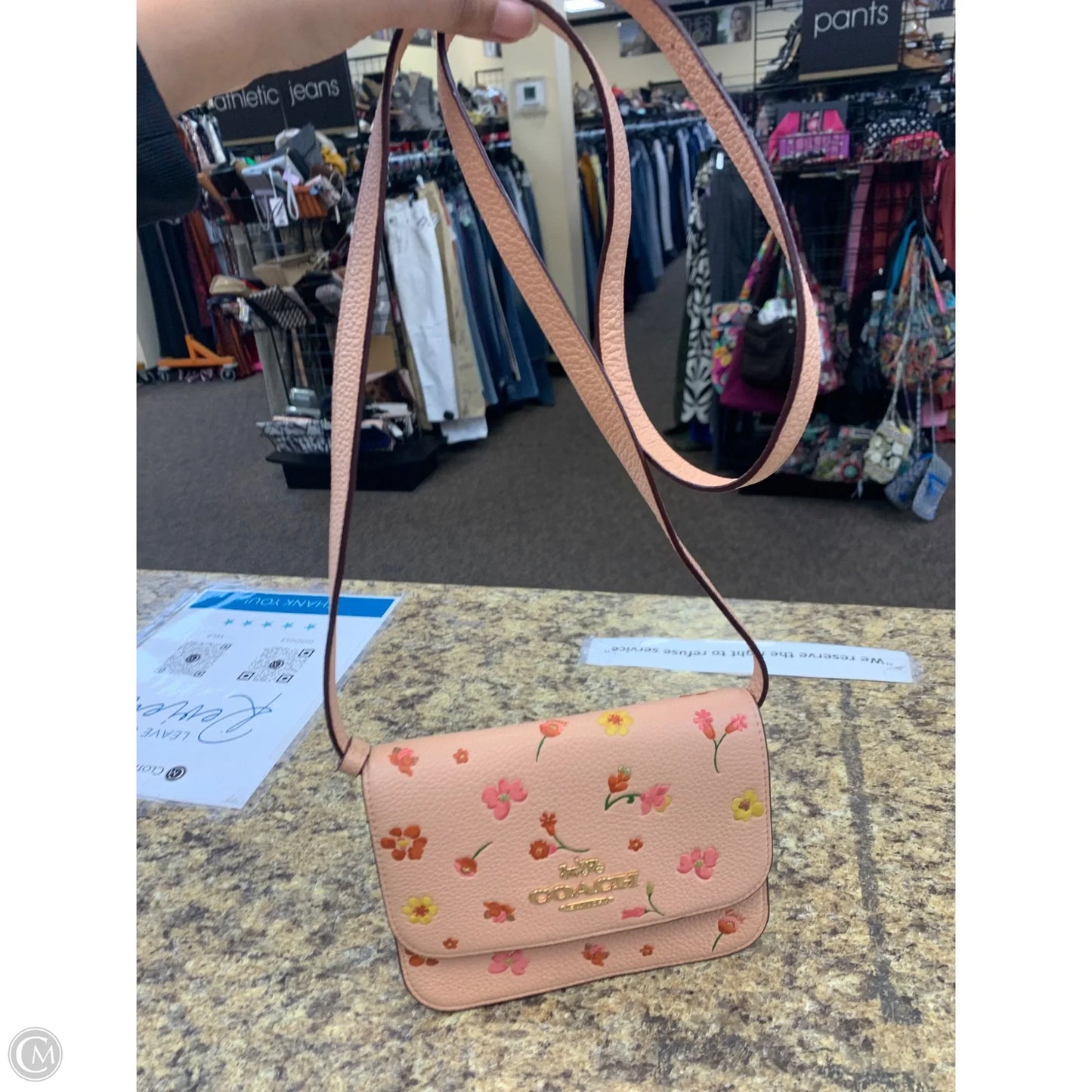 Handbag Designer By Coach, Size: Small