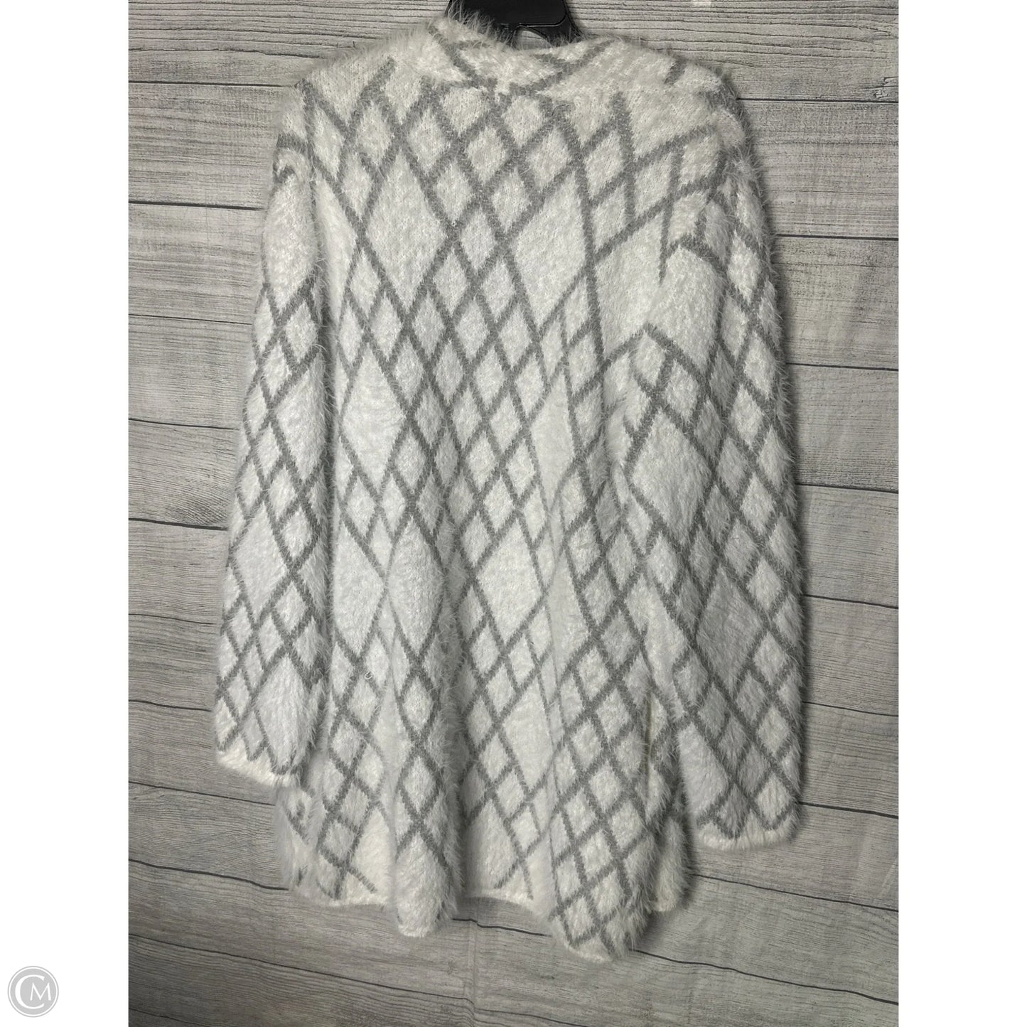 Cardigan By Cmf In Grey & White, Size: L