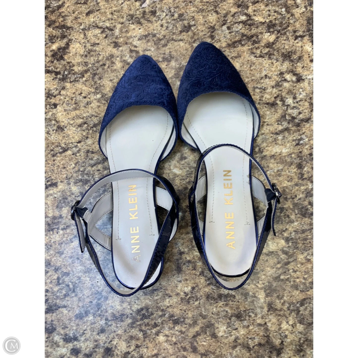 Shoes Flats By Anne Klein In Navy, Size: 9