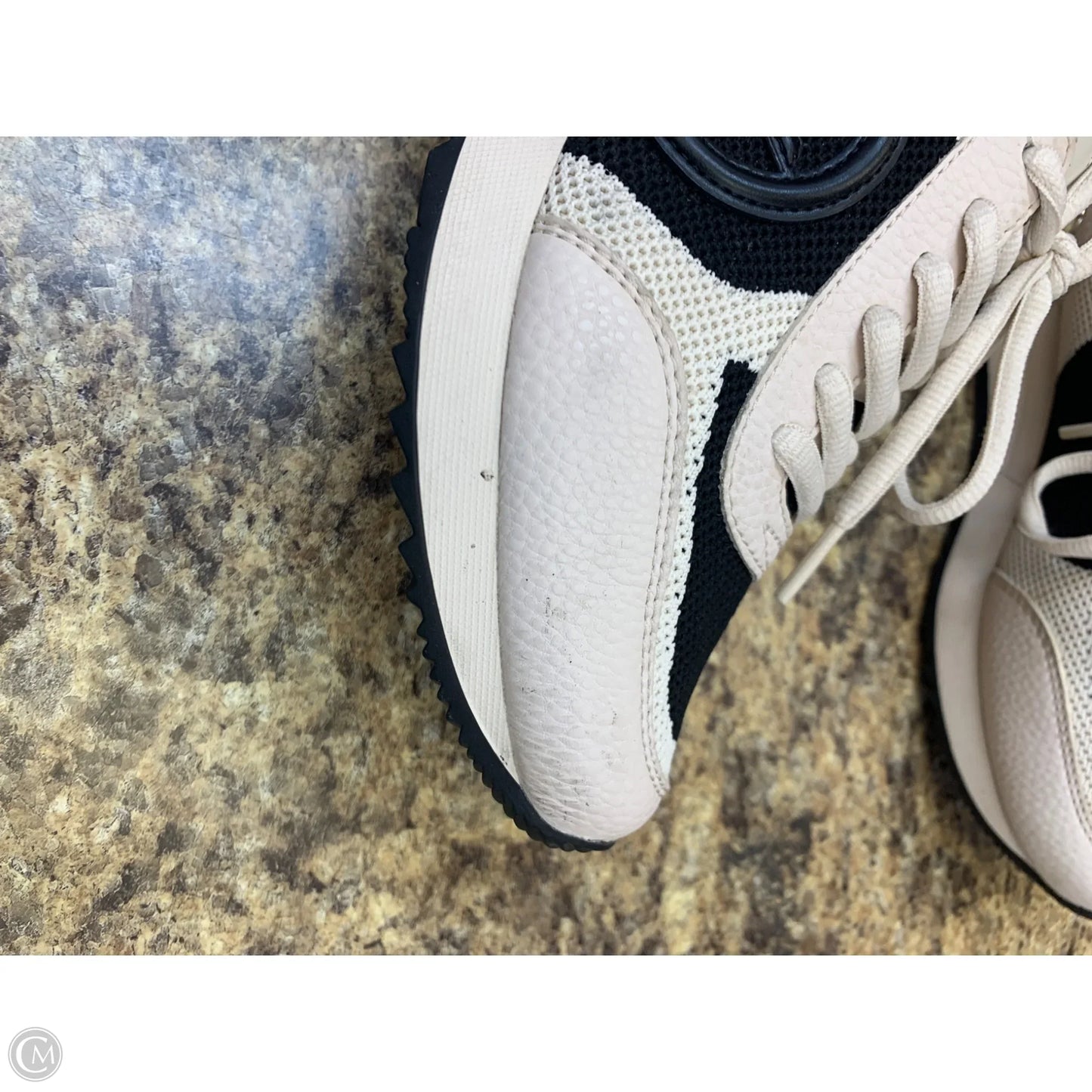 Shoes Athletic By Michael By Michael Kors In Black & Cream, Size: 7