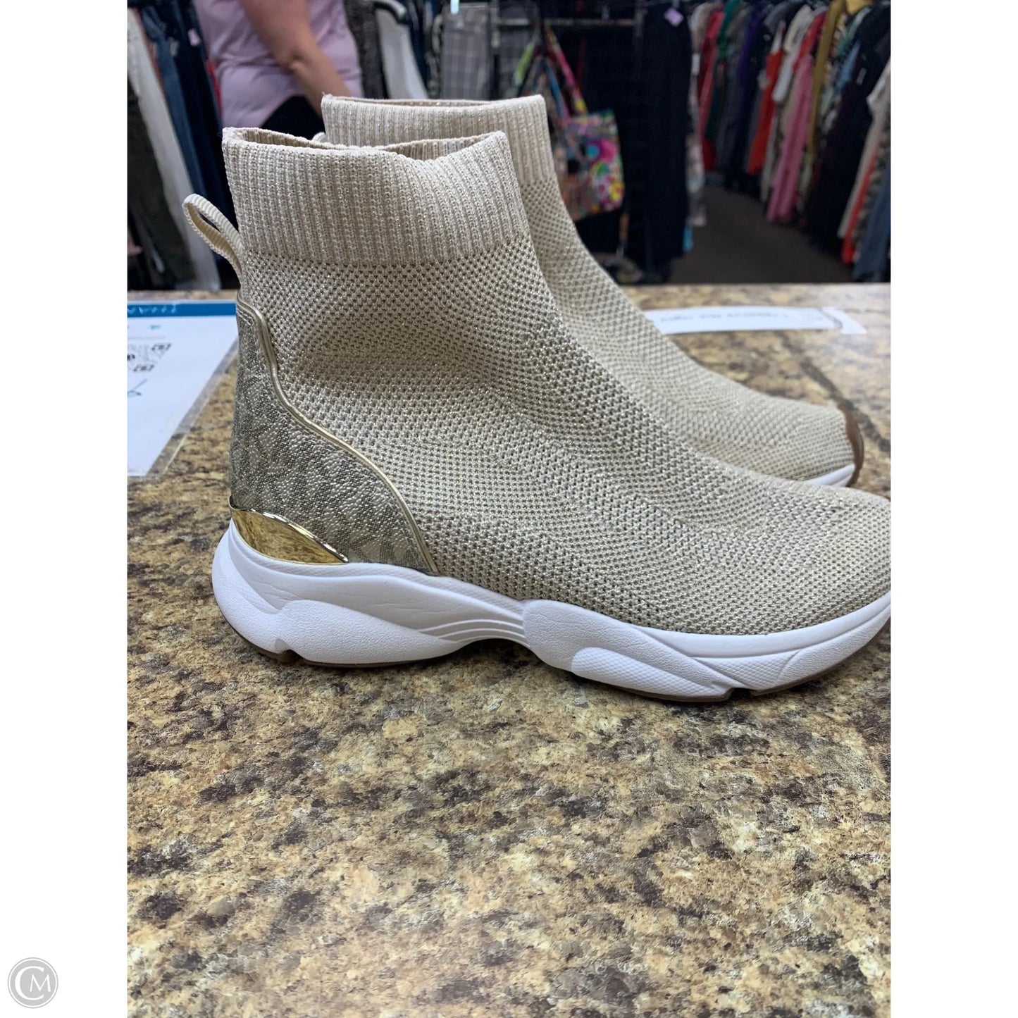 Shoes Athletic By Michael By Michael Kors In Gold, Size: 7