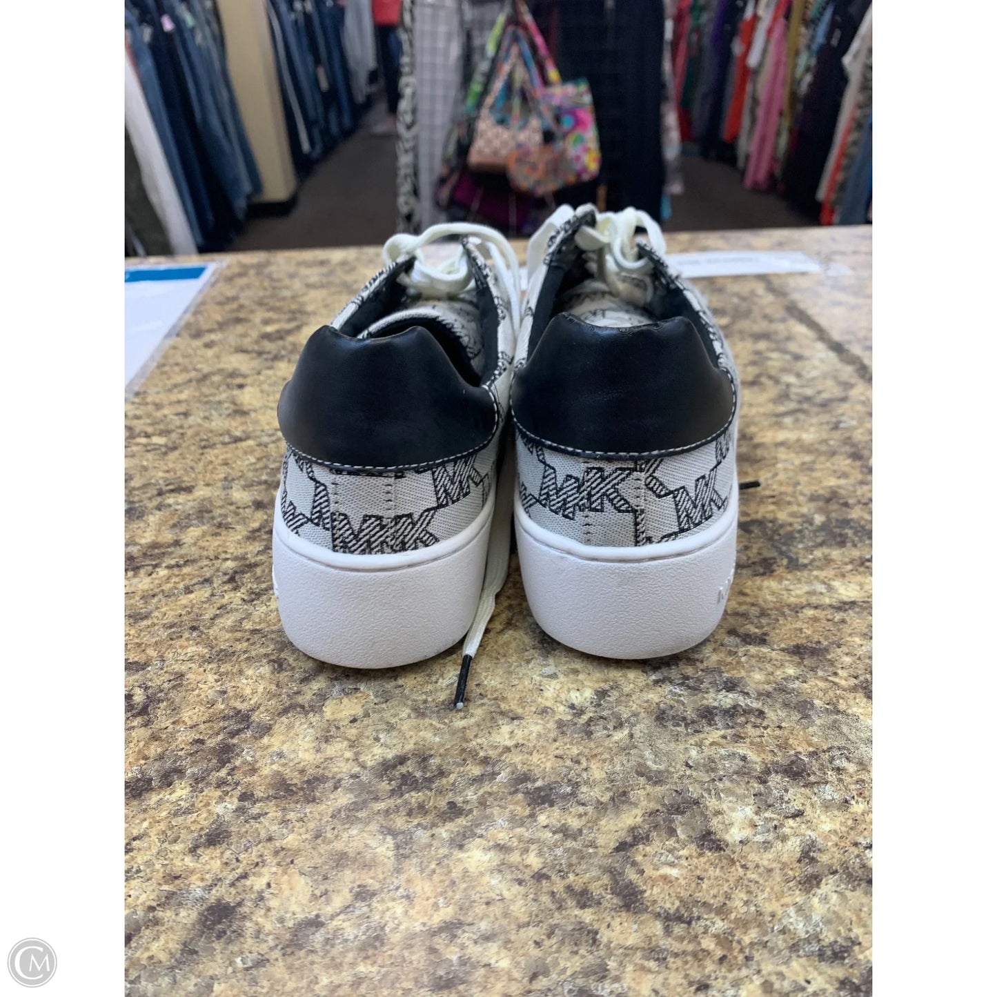 Shoes Athletic By Michael By Michael Kors In Black & White, Size: 7
