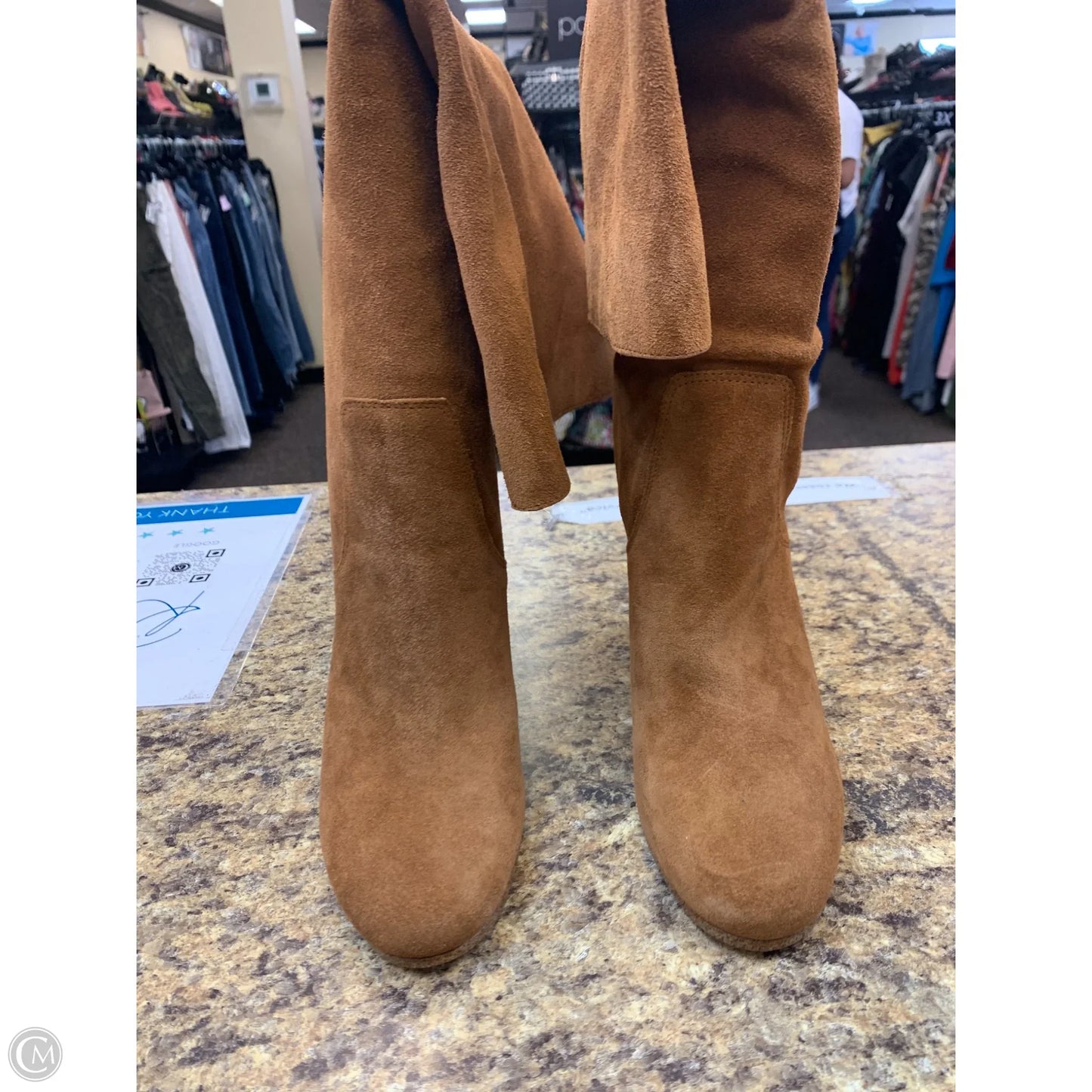 Boots Knee Heels By Michael By Michael Kors In Brown, Size: 7