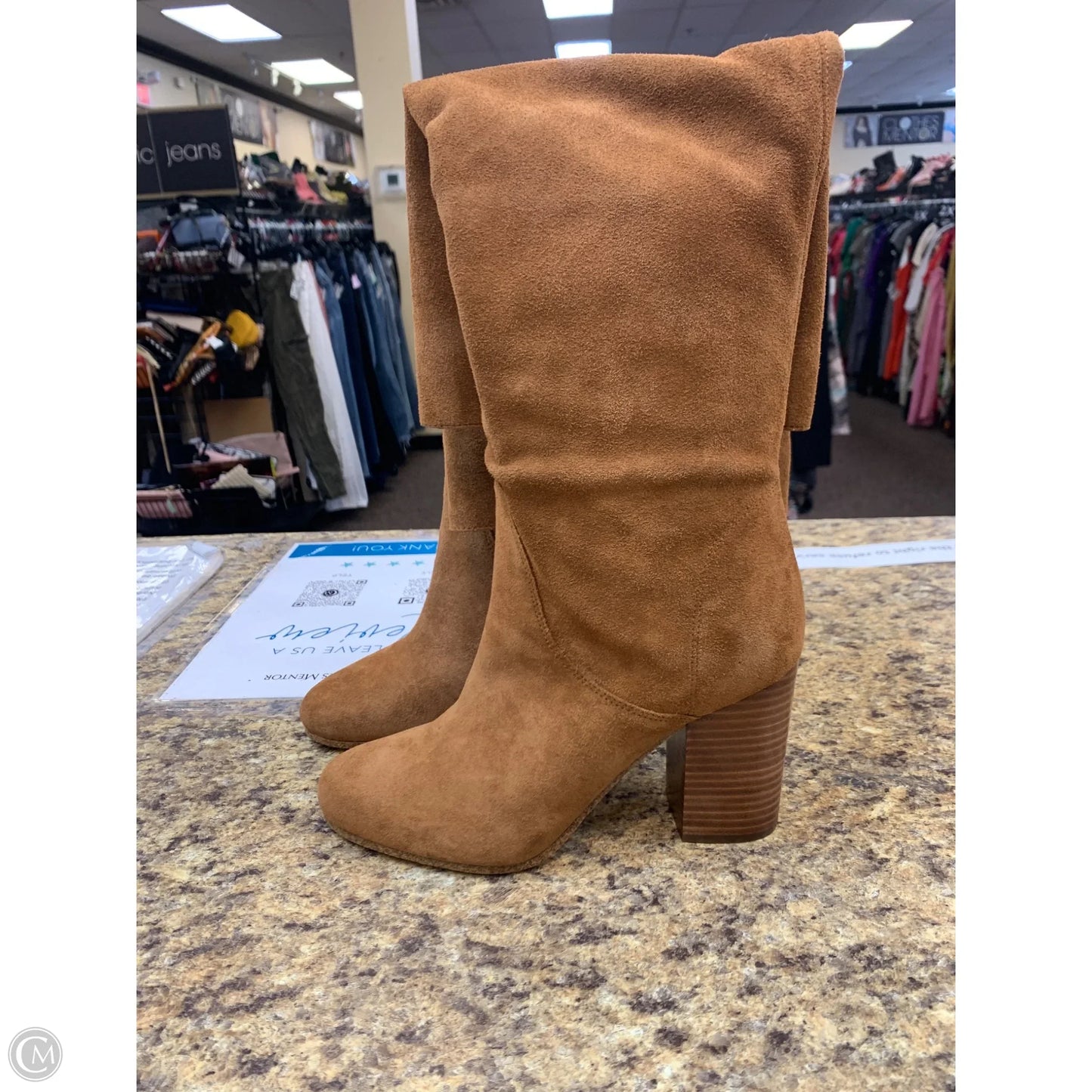 Boots Knee Heels By Michael By Michael Kors In Brown, Size: 7
