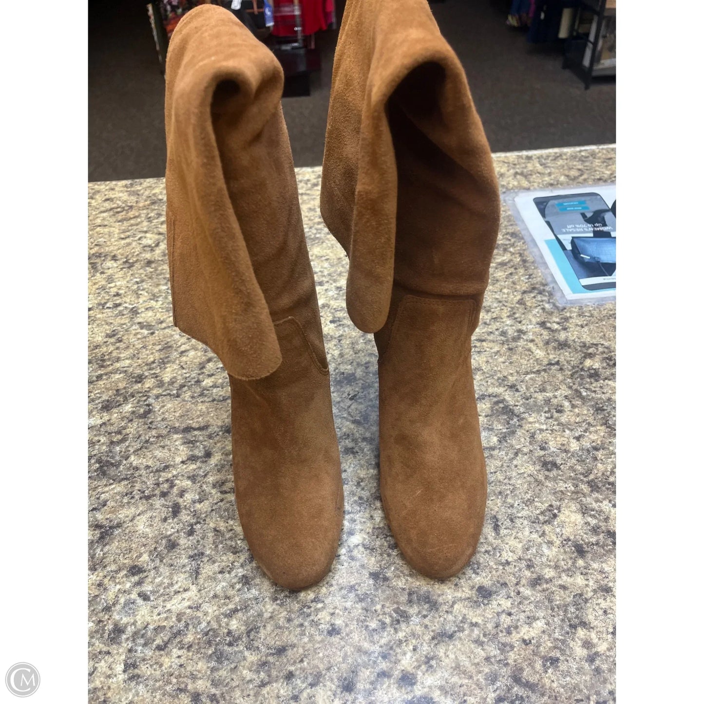 Boots Knee Heels By Michael By Michael Kors In Brown, Size: 7