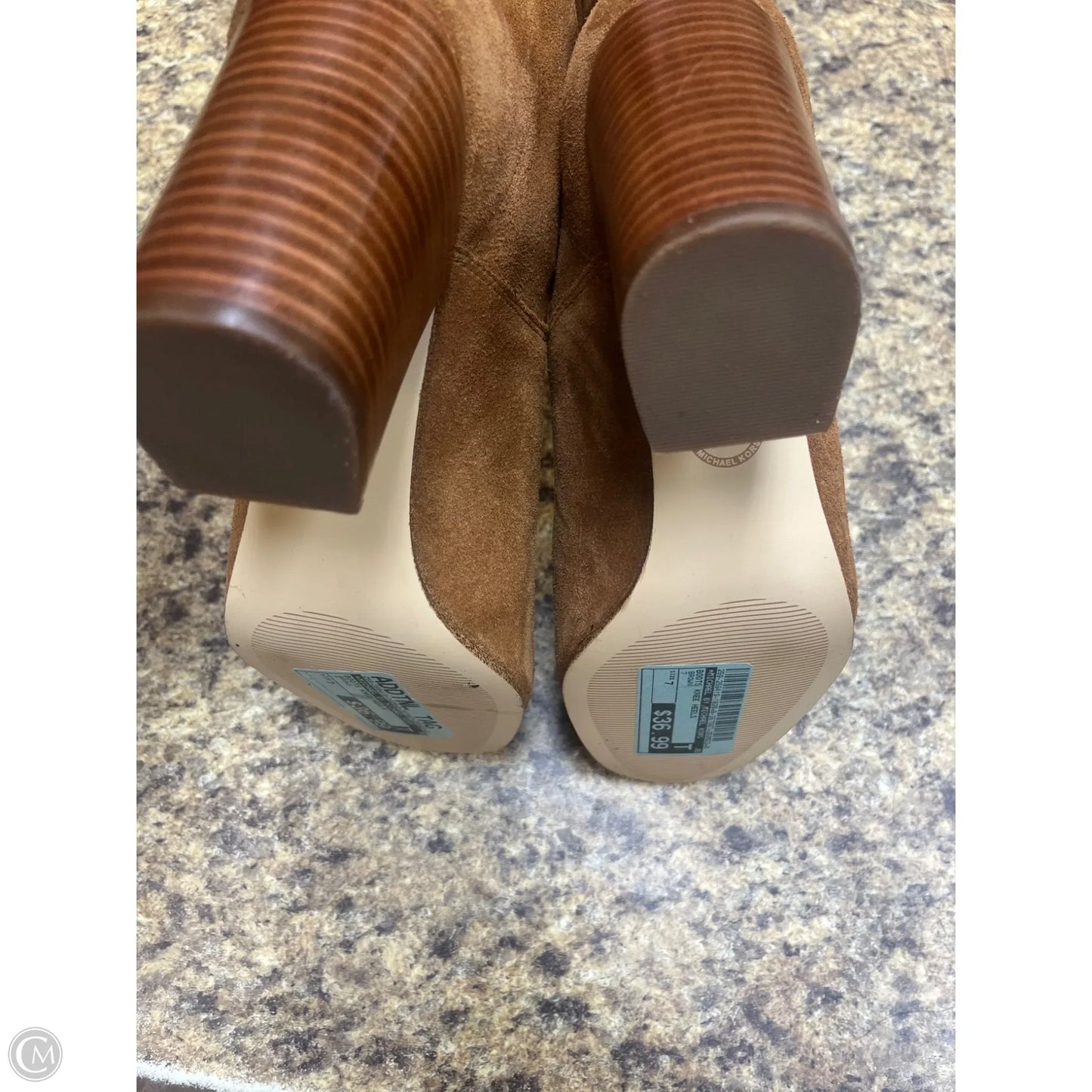 Boots Knee Heels By Michael By Michael Kors In Brown, Size: 7