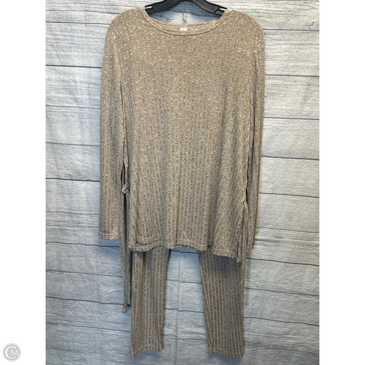 Lounge Set Pants By Forever 21 In Brown, Size: Xl