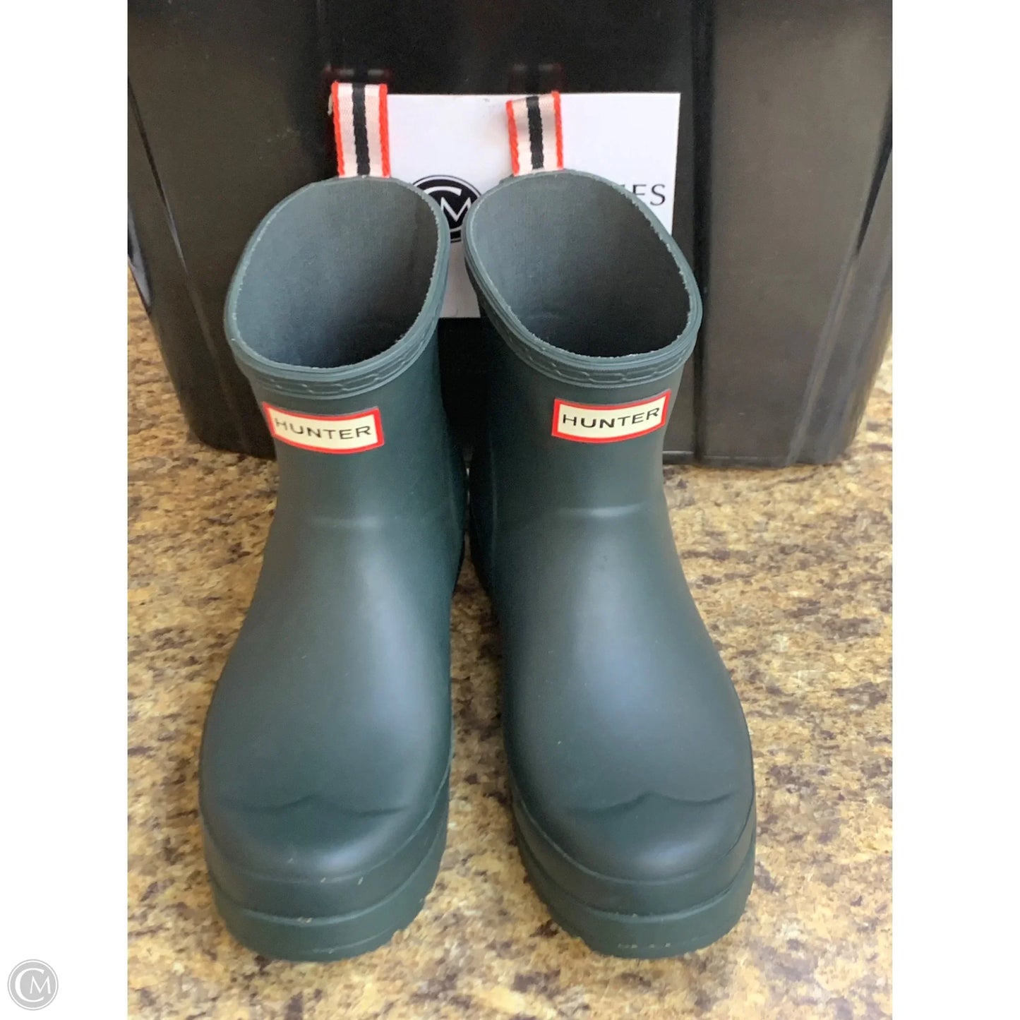 Boots Ankle Flats By Hunter In Green, Size: 7