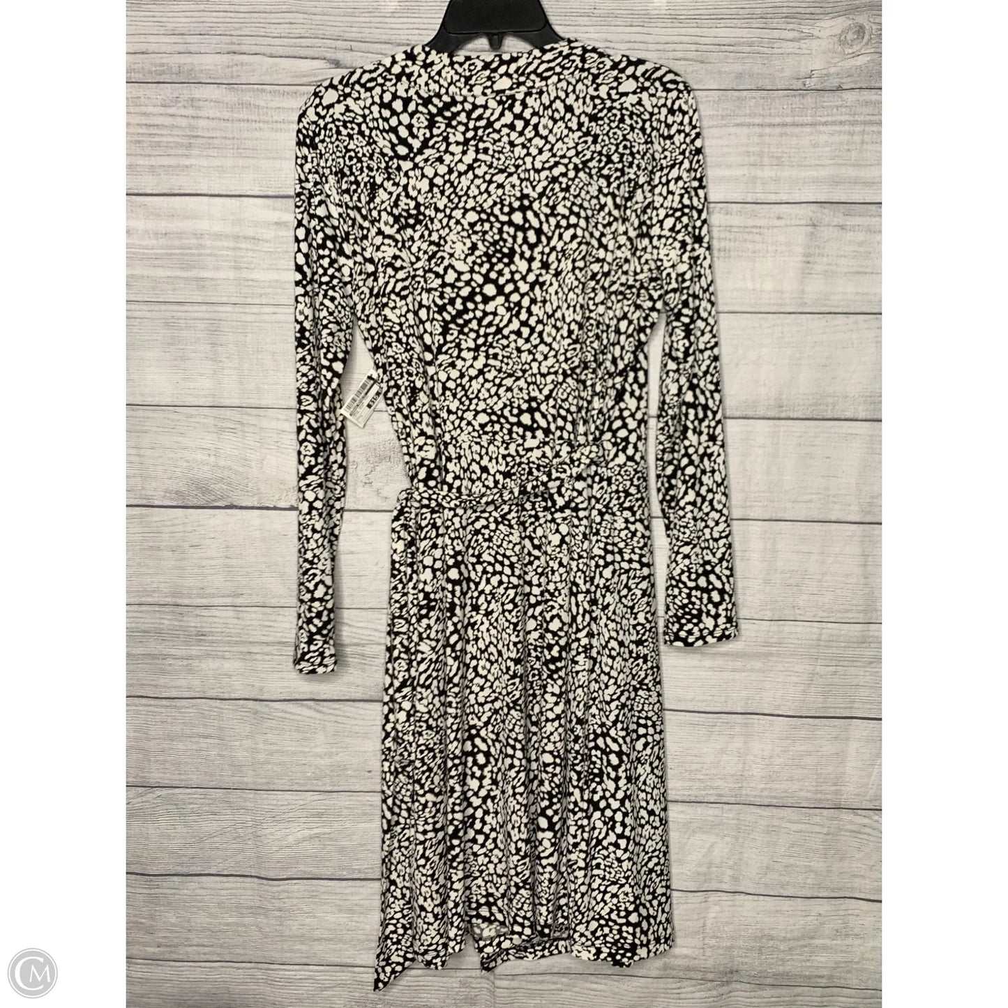 Dress Casual Midi By Banana Republic In Animal Print, Size: L