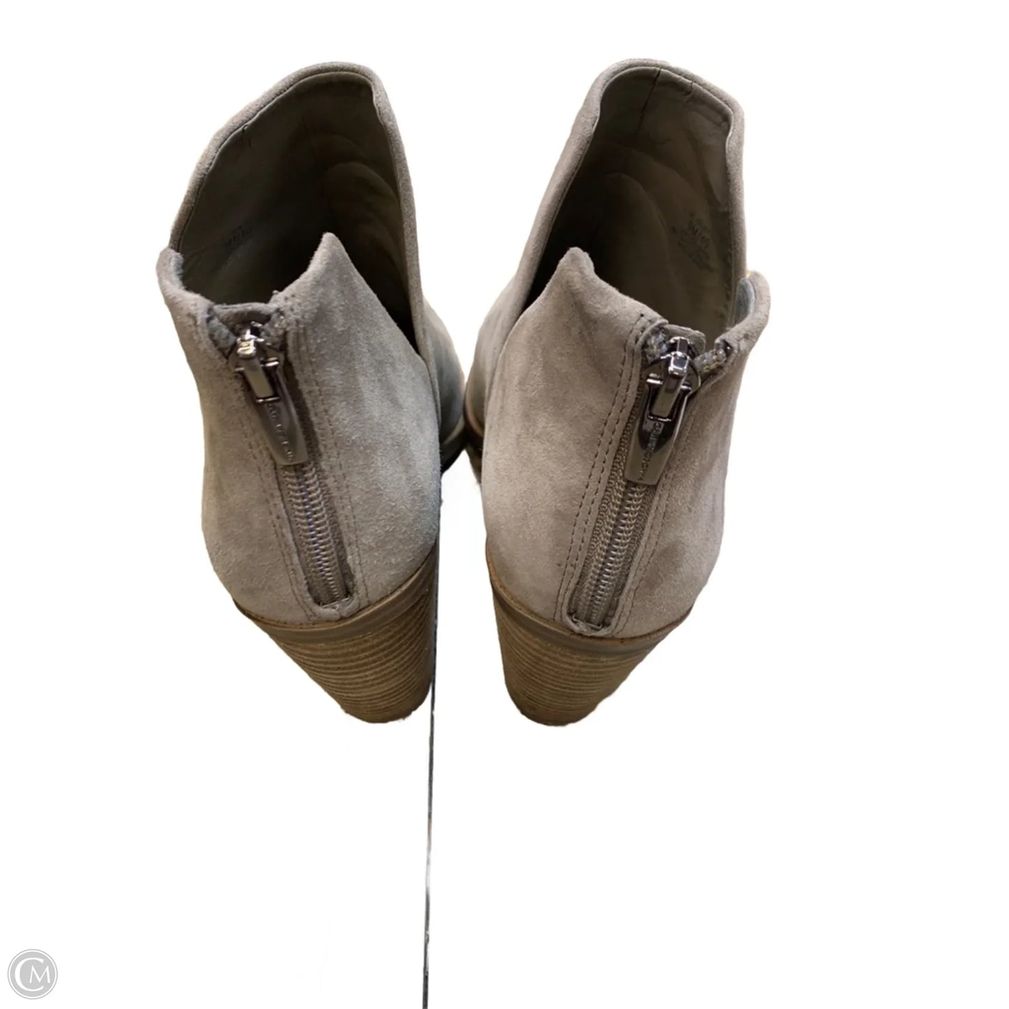 Boots Ankle Heels By Vince Camuto In Taupe, Size: 9