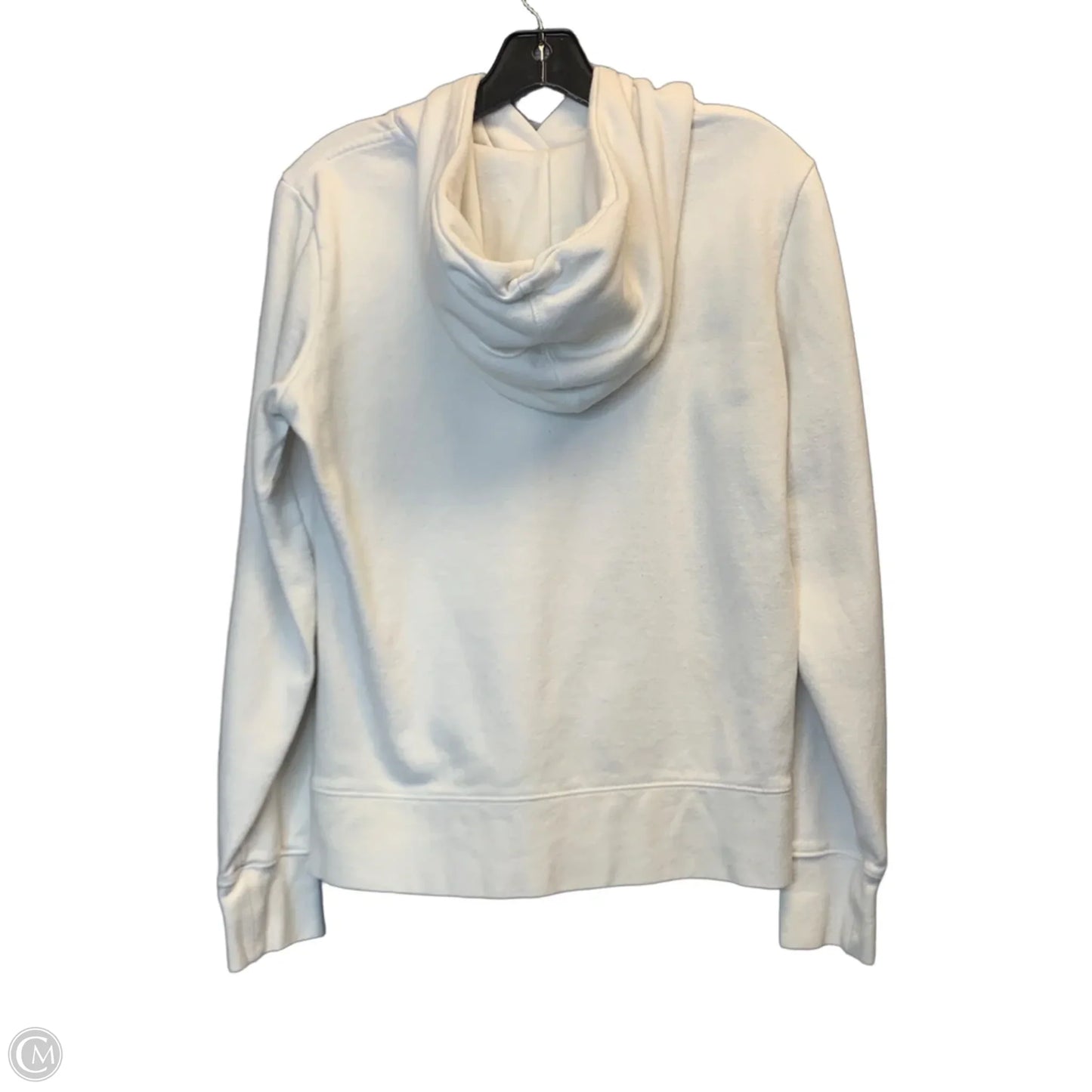 Athletic Sweatshirt Hoodie By The North Face In Pink & White, Size: S