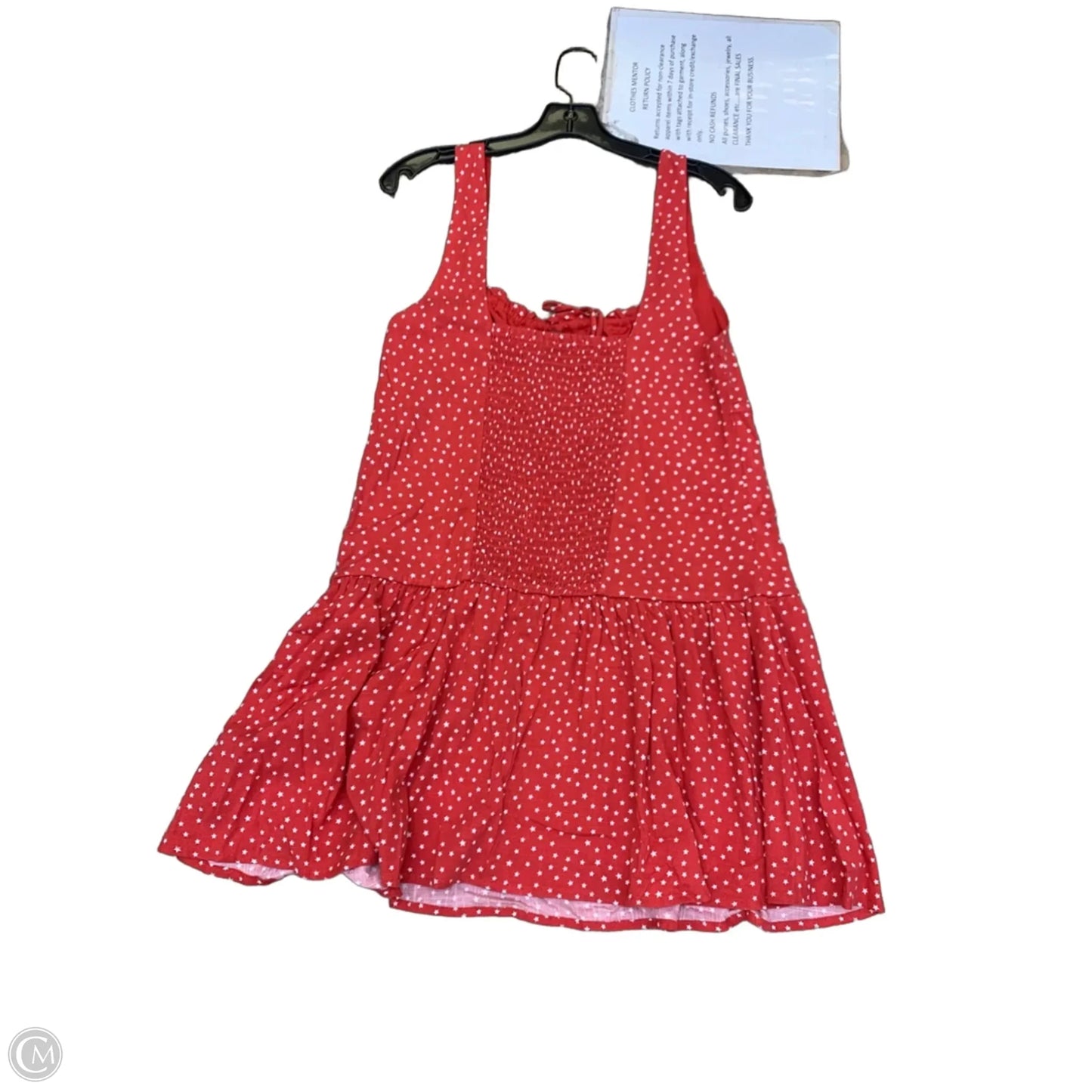 Dress Casual Midi By Wild Fable In Red & White, Size: L