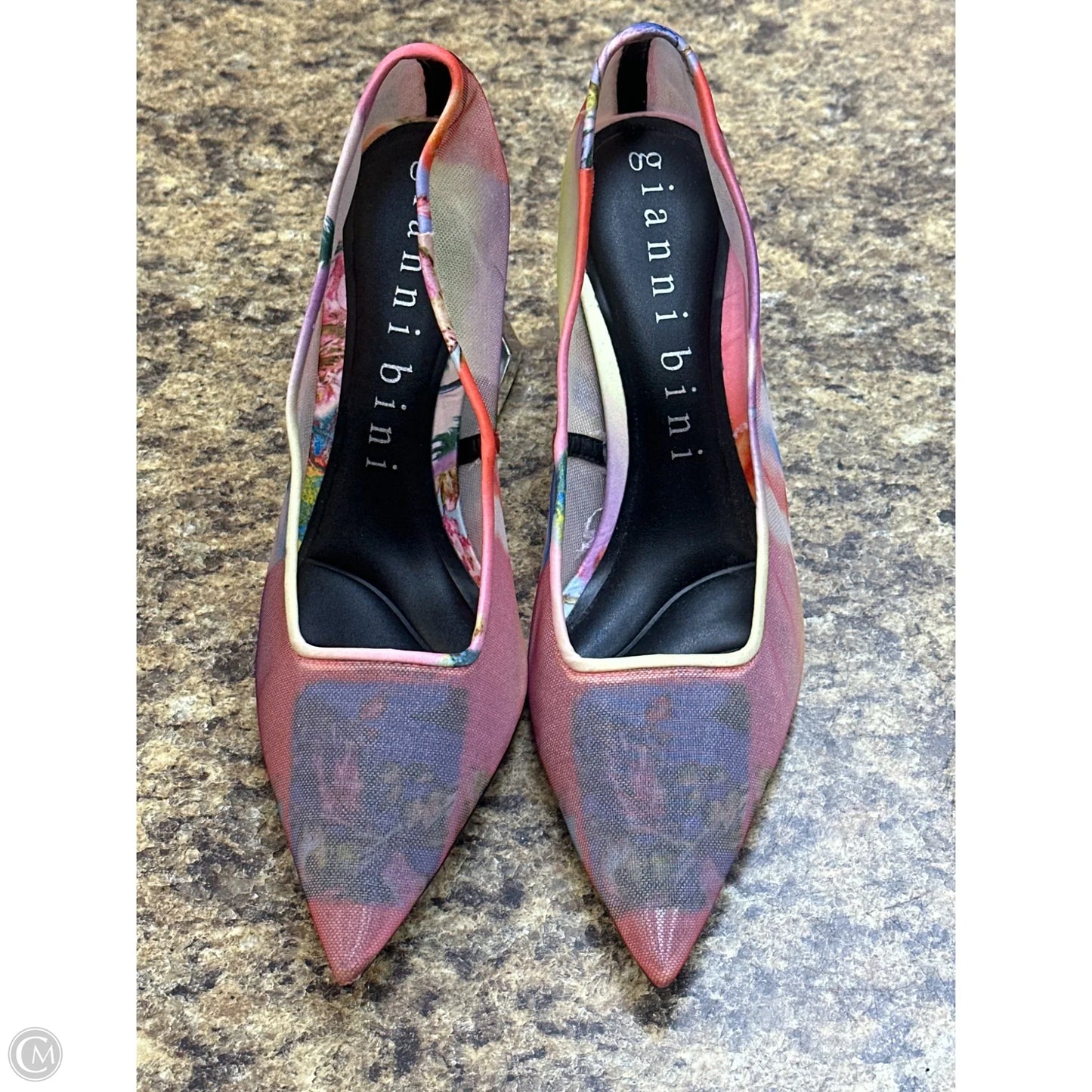 Shoes Heels Wedge By Gianni Bini In Multi-colored, Size: 8