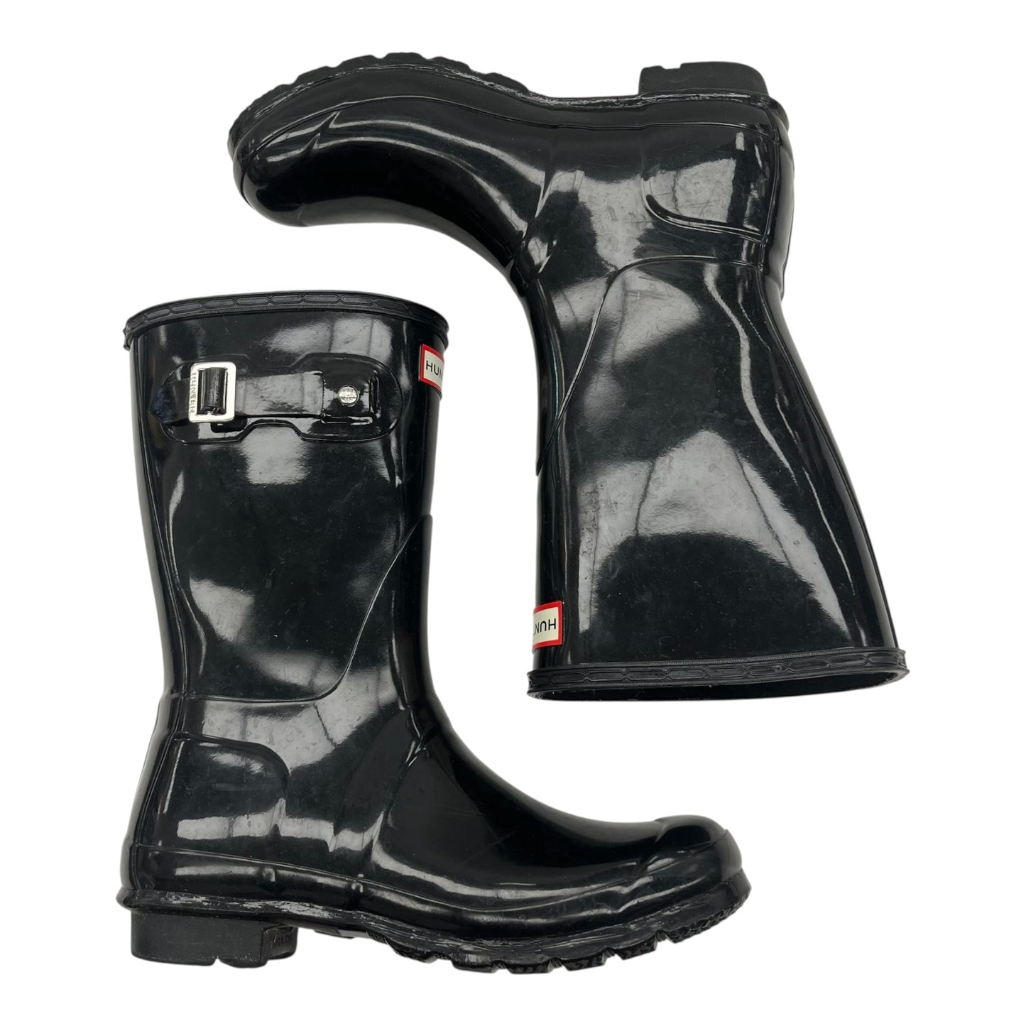 Boots Rain By Hunter In Black, Size:8