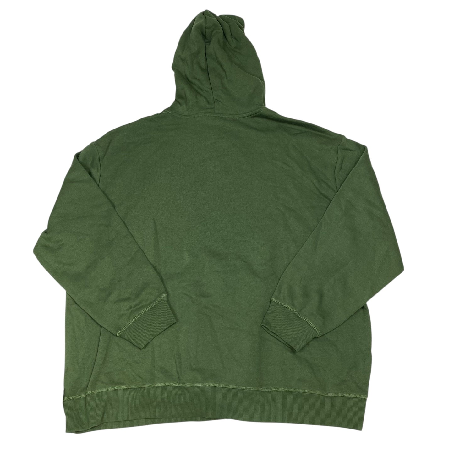 Sweatshirt Hoodie By H&M In Green, Size:Xl