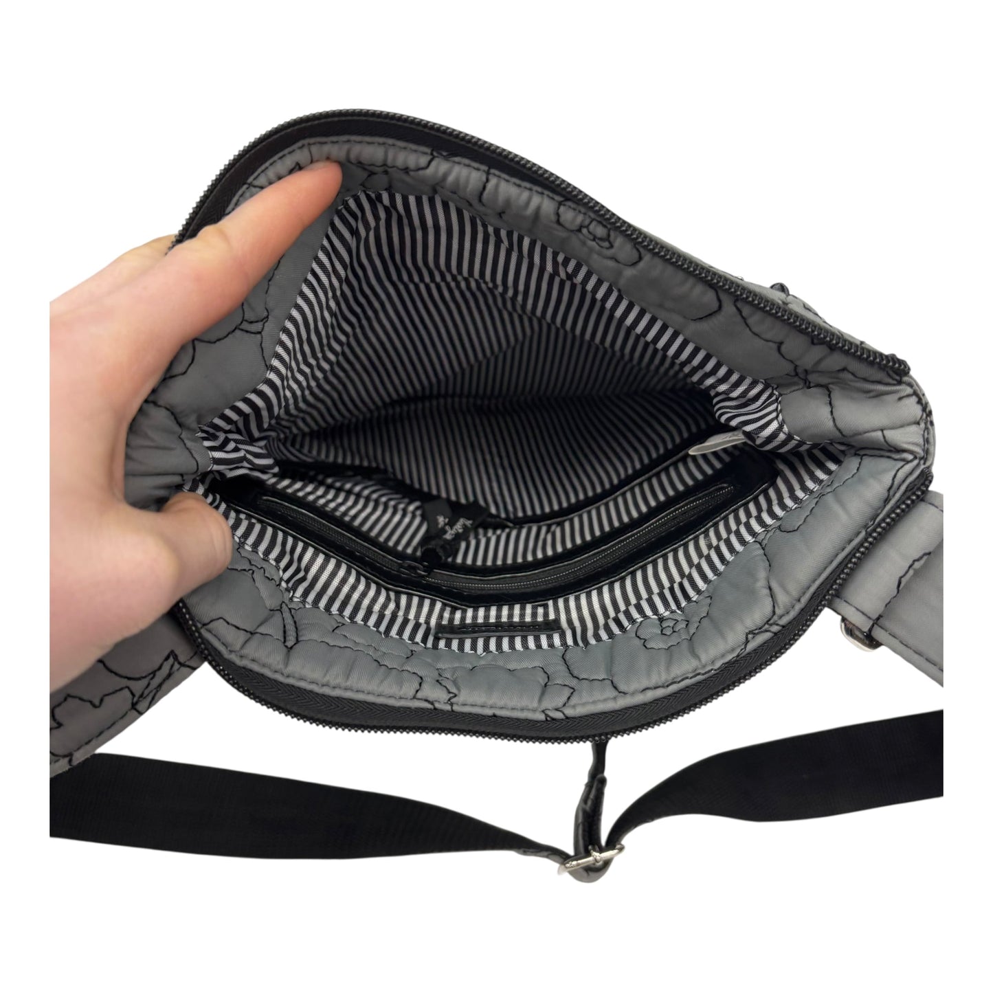 Crossbody By Thirty One In Grey, Size:Medium