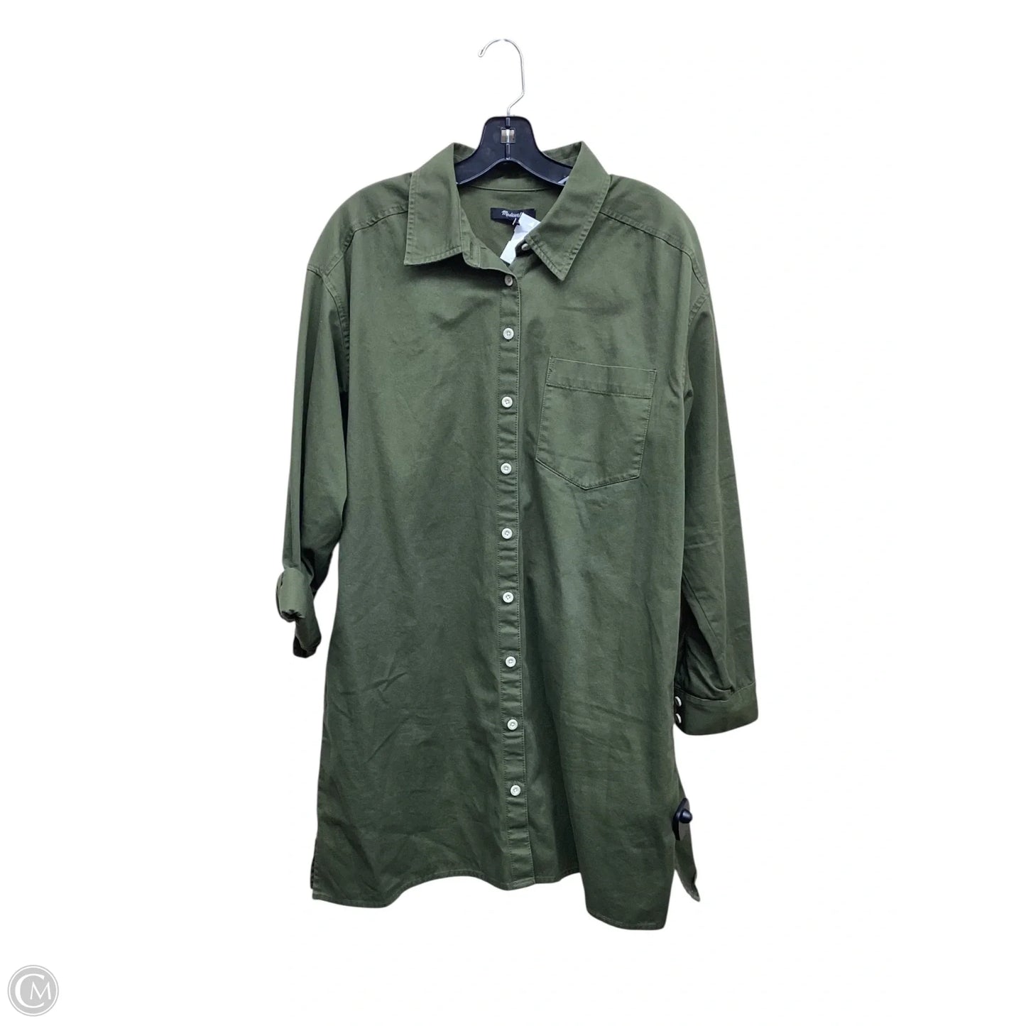 Dress Casual Midi By Madewell In Green, Size: L