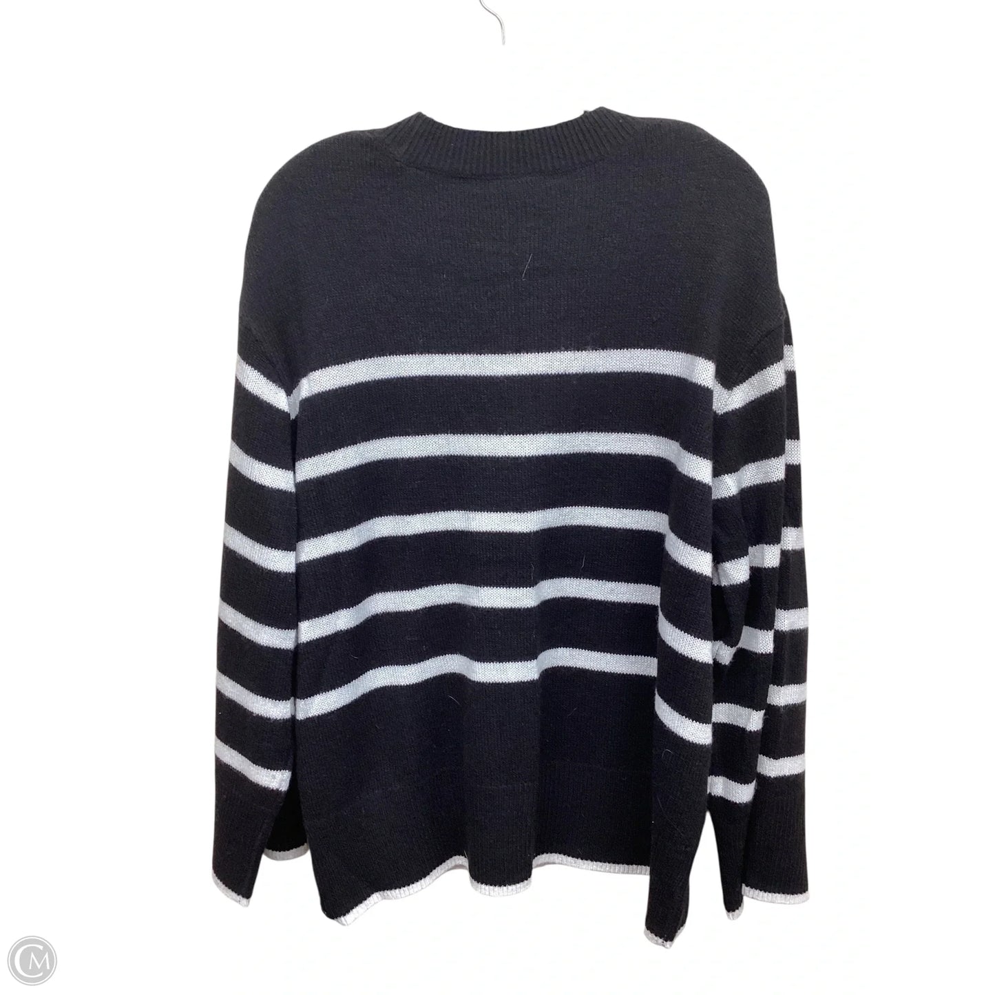 Sweater By Divided In Striped Pattern, Size: L