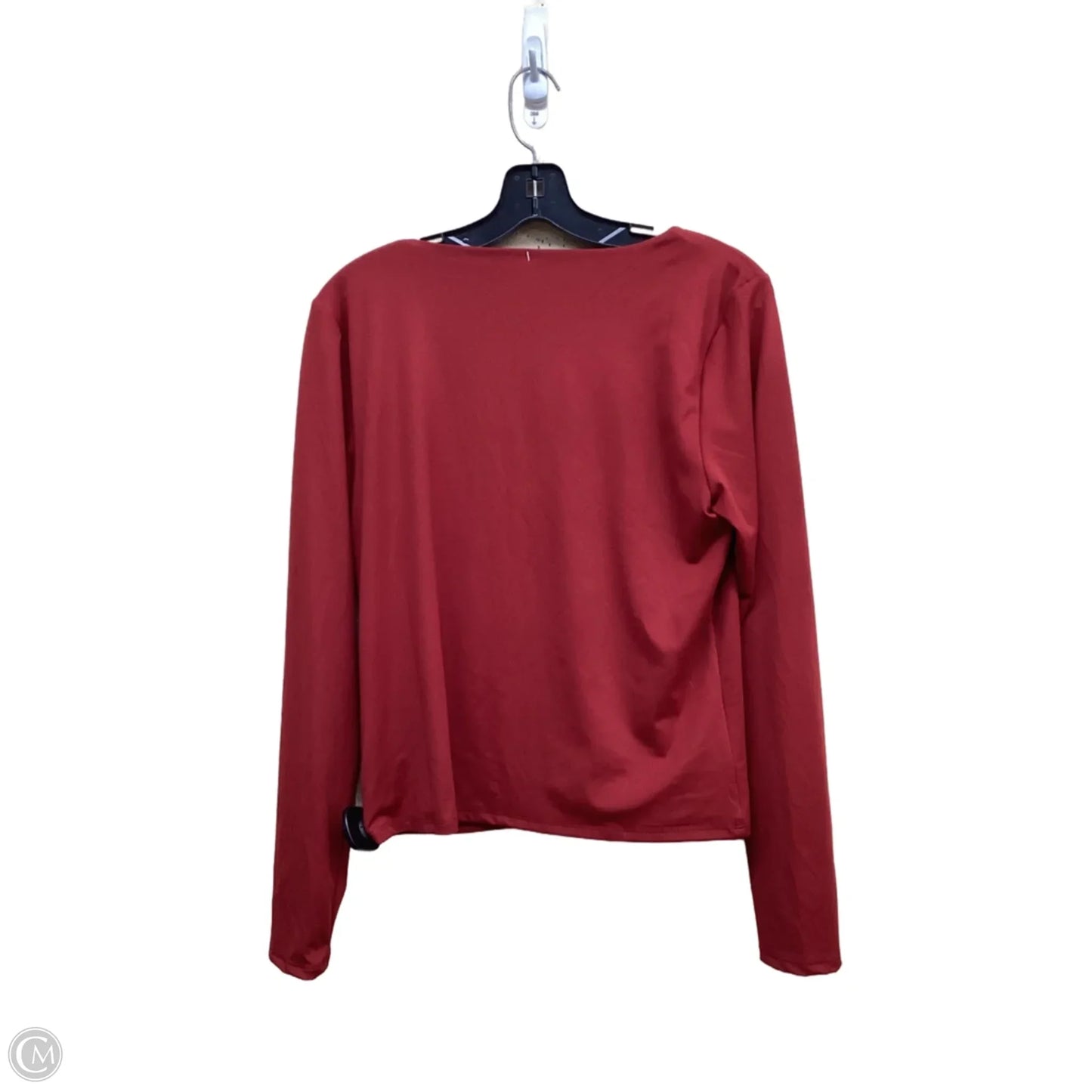 Top Long Sleeve By Old Navy In Red, Size: L