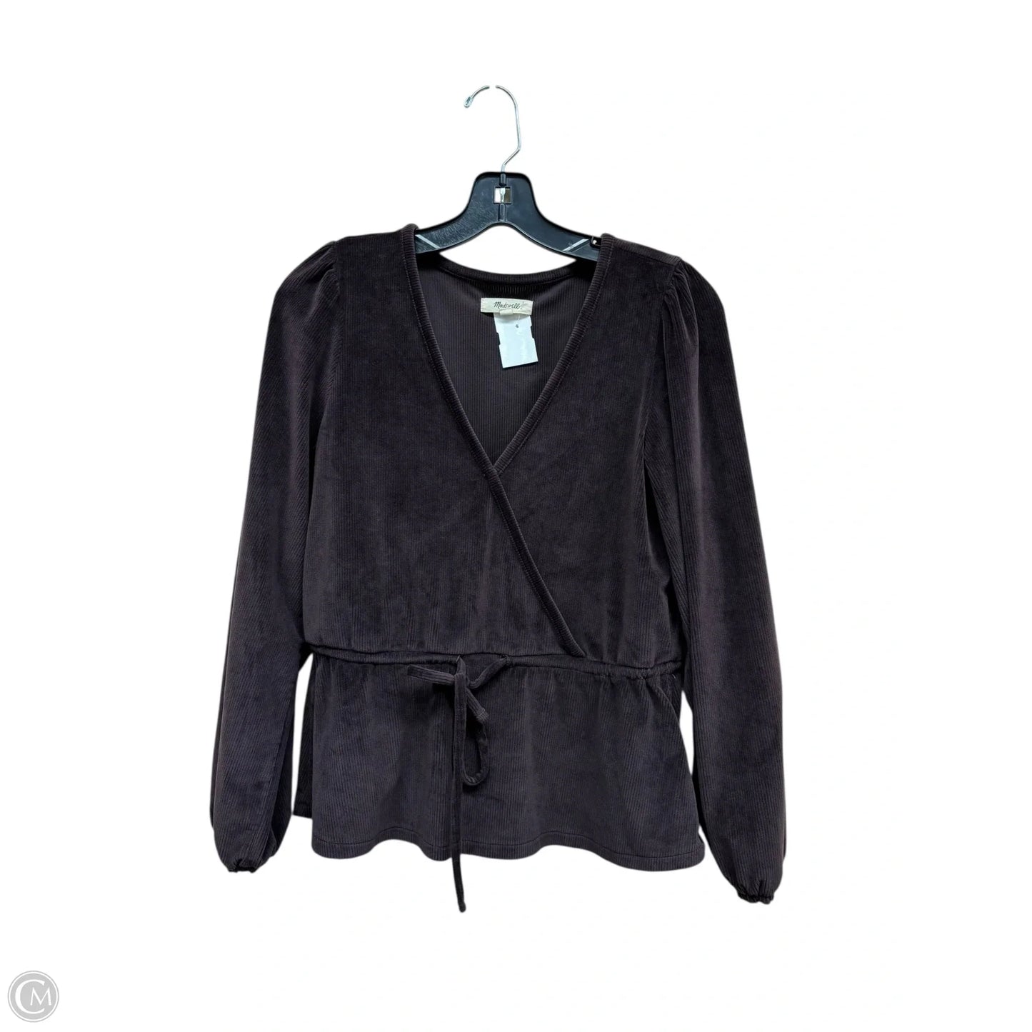 Top Long Sleeve By Madewell In Purple, Size: S