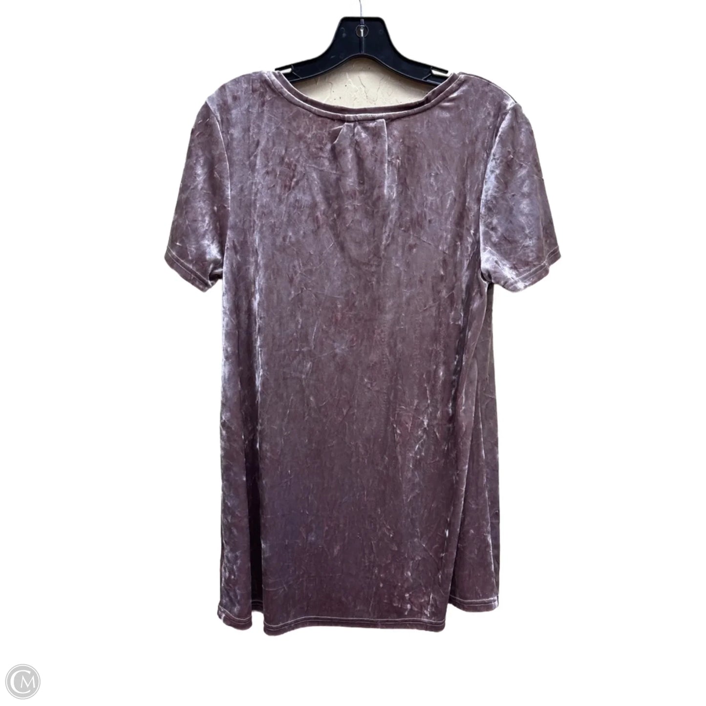 Top Short Sleeve By Velvet In Pink, Size: S