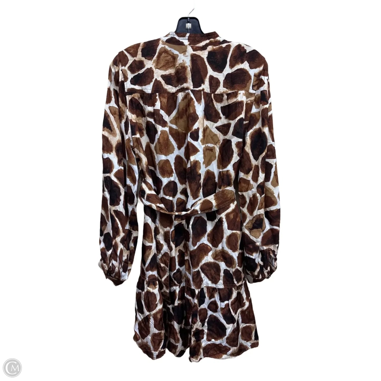 Dress Casual Midi By Banana Republic In Animal Print, Size: S
