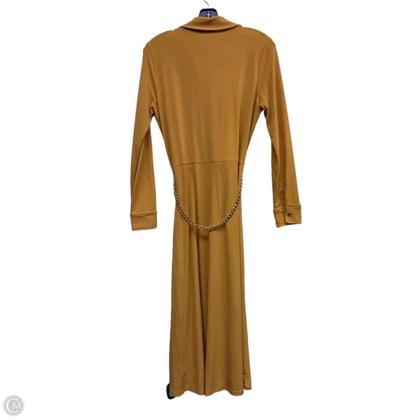 Dress Casual Maxi By Michael By Michael Kors In Yellow, Size: M