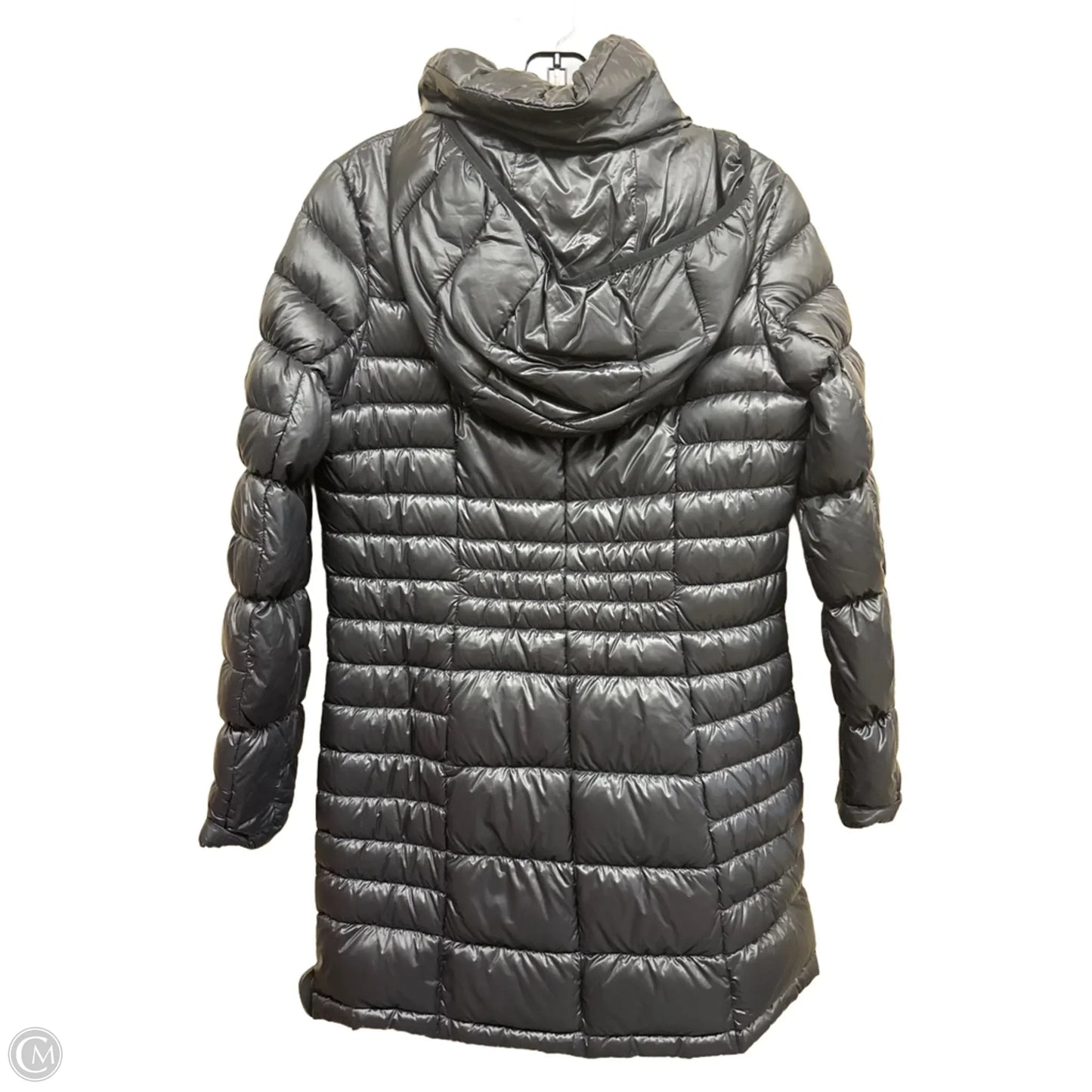 Coat Puffer & Quilted By Michael By Michael Kors In Black & Gold, Size: M