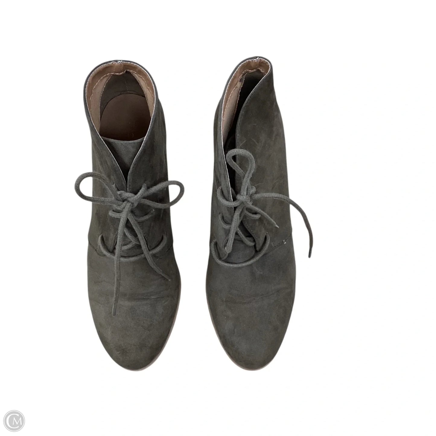 Boots Ankle Heels By Maurices In Green, Size: 7.5