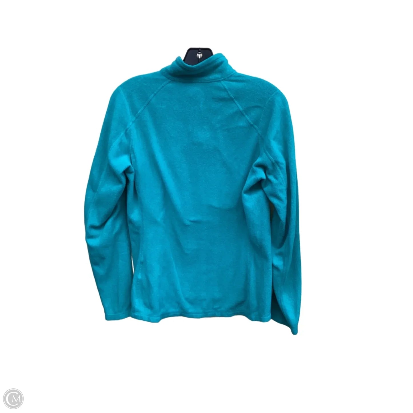Athletic Top Long Sleeve Collar By The North Face In Green, Size: S
