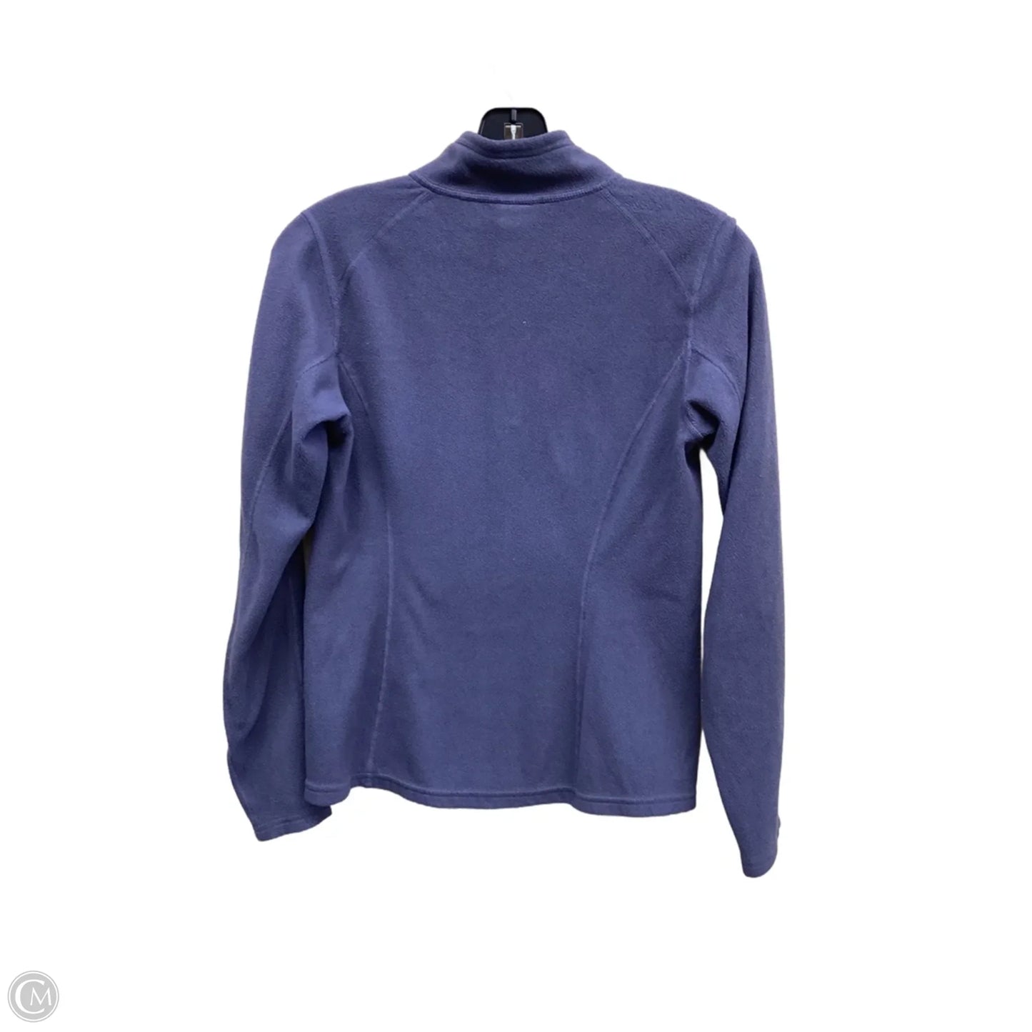 Athletic Top Long Sleeve Collar By The North Face In Grey, Size: S