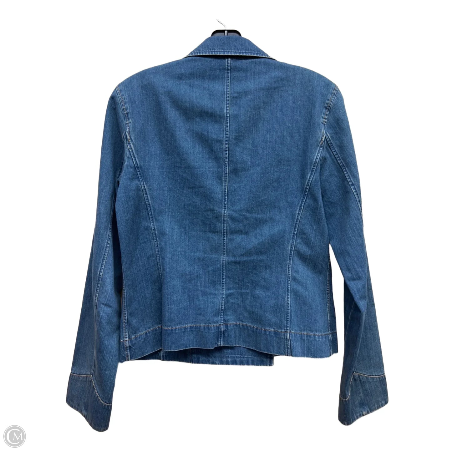 Jacket Denim By Lauren Jeans Co In Blue Denim, Size: S