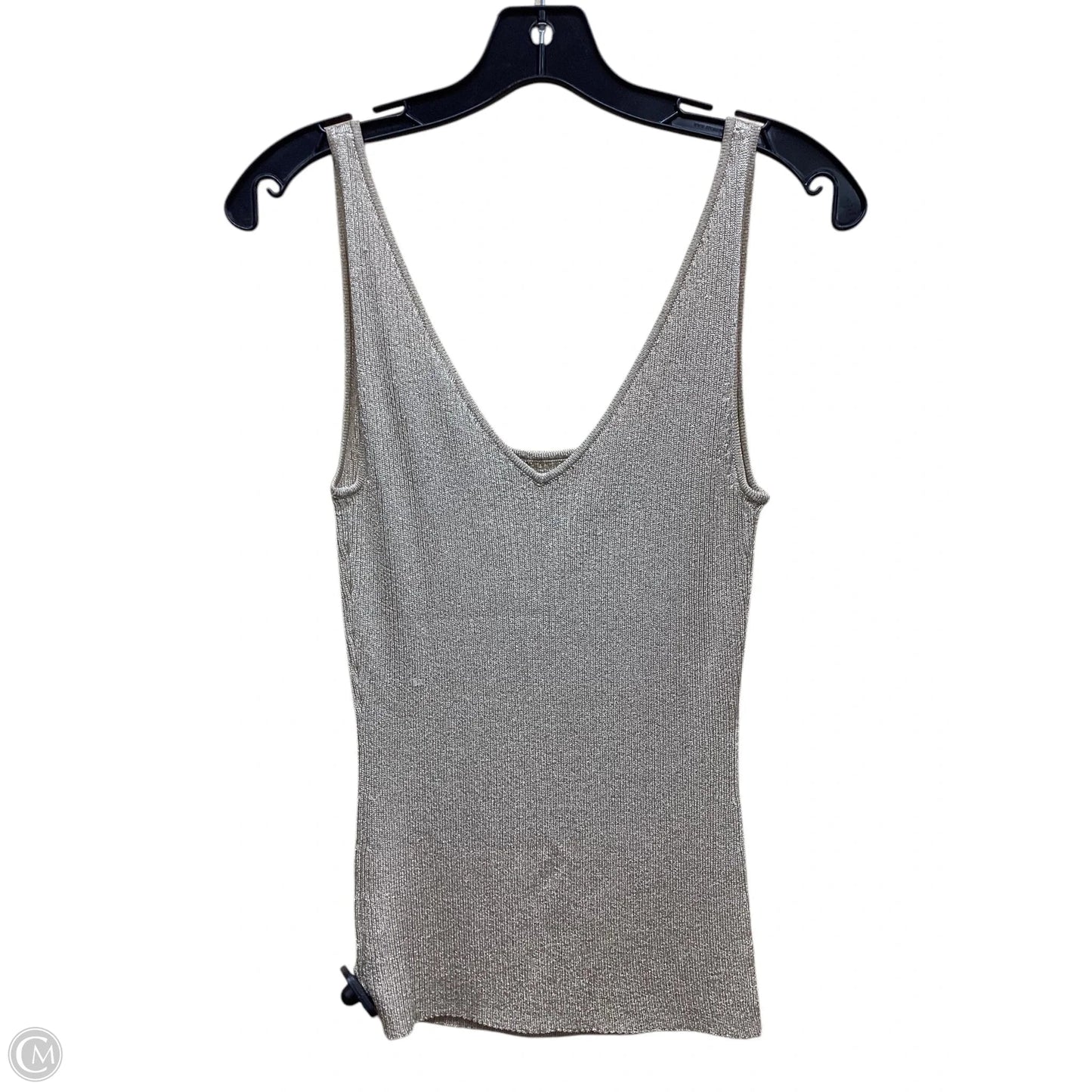Top Sleeveless By Dana Buchman In Gold, Size: M